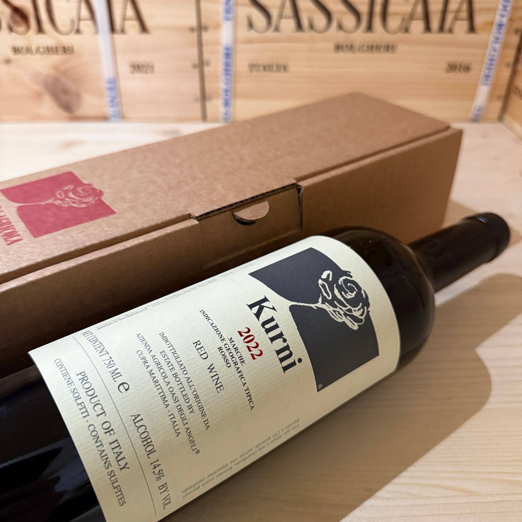 Kurni 2022 Oasi degli Angeli Marche Rosso IGT - Astucciato