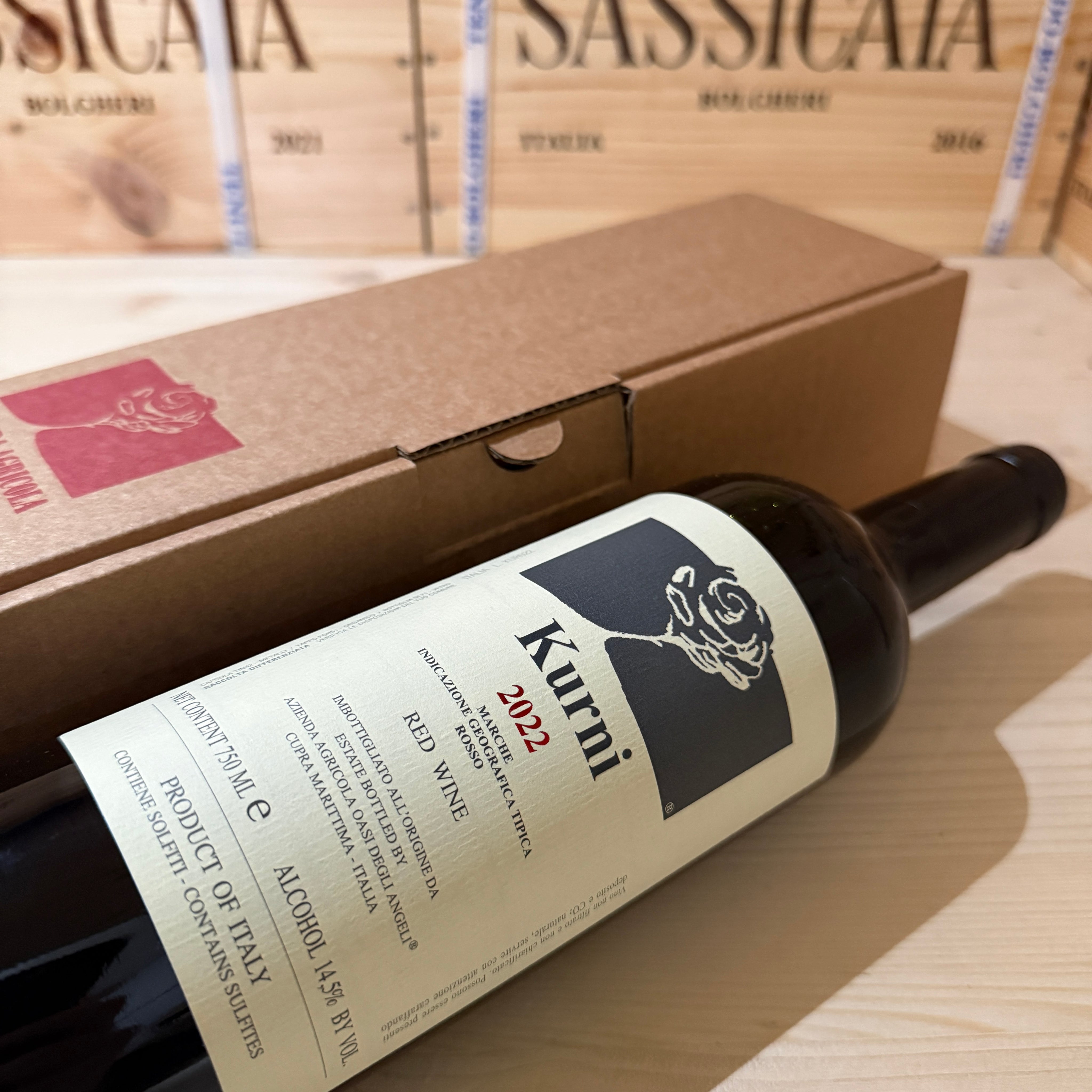 Kurni 2022 Oasi degli Angeli Marche Rosso IGT - Astucciato