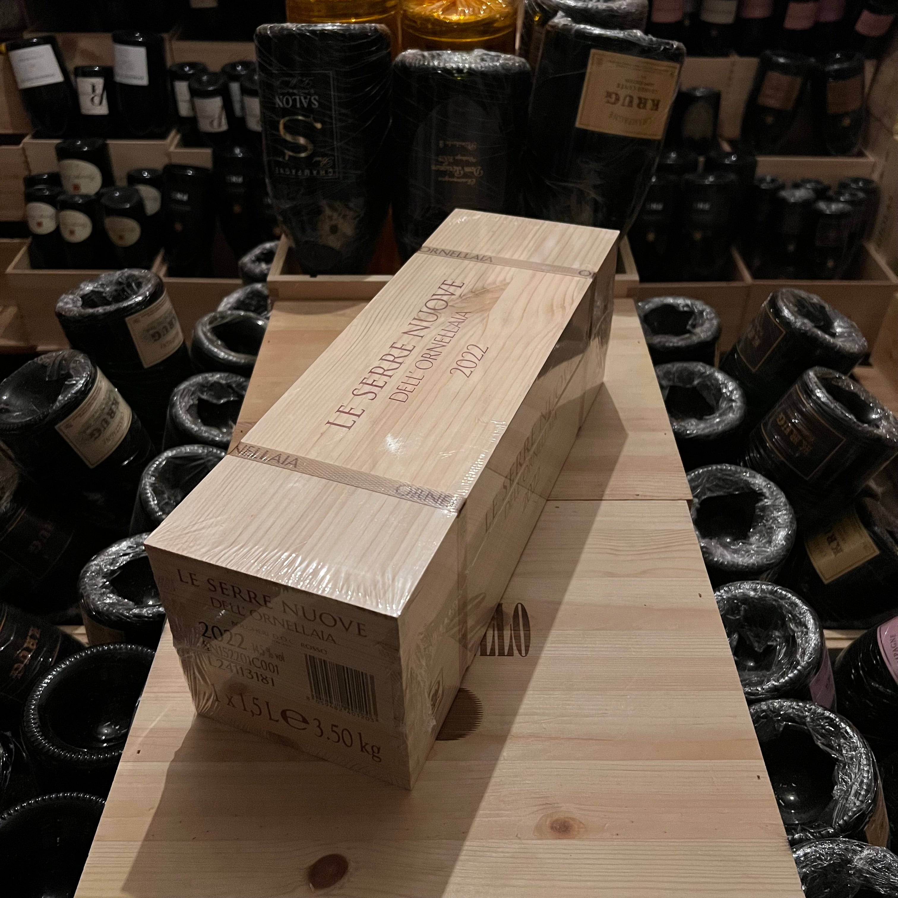 Le Serre Nuove dell'Ornellaia 2022 Magnum in Cassa Legno