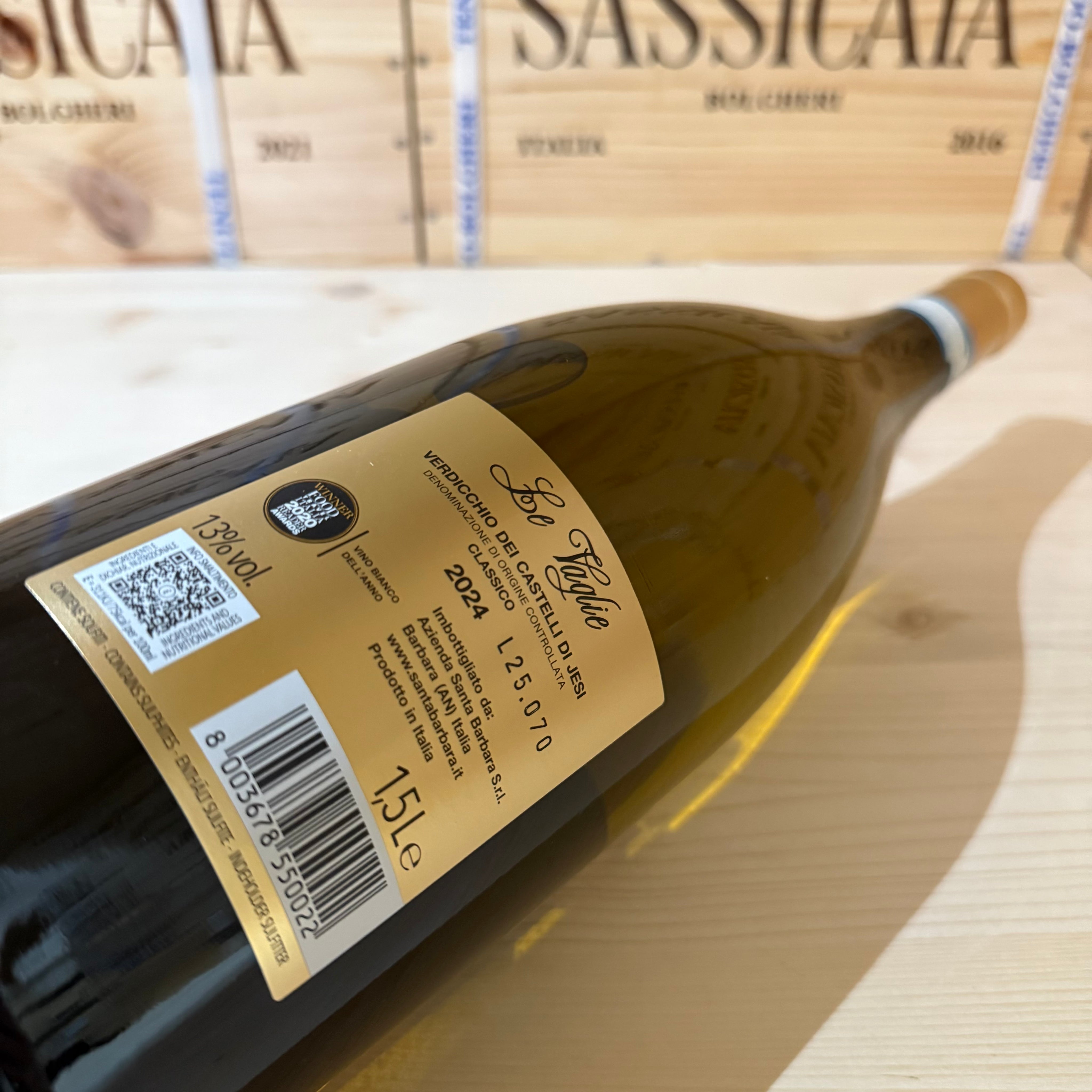 Le Vaglie 2024 Magnum Santa Barbara Verdicchio dei Castelli di Jesi DOC Classico