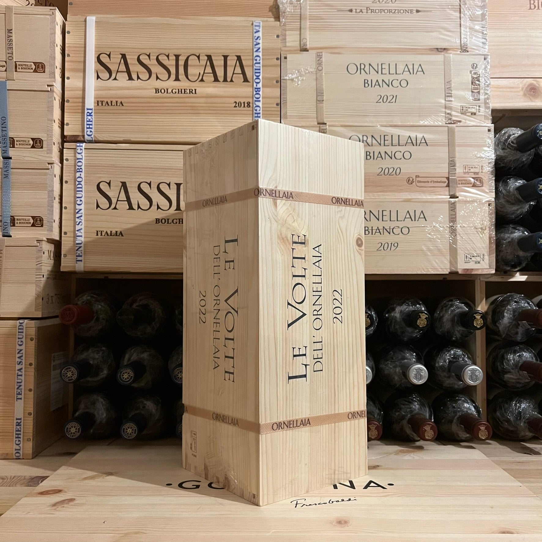 Le Volte dell'Ornellaia 2022 Jeroboam in Cassa Legno