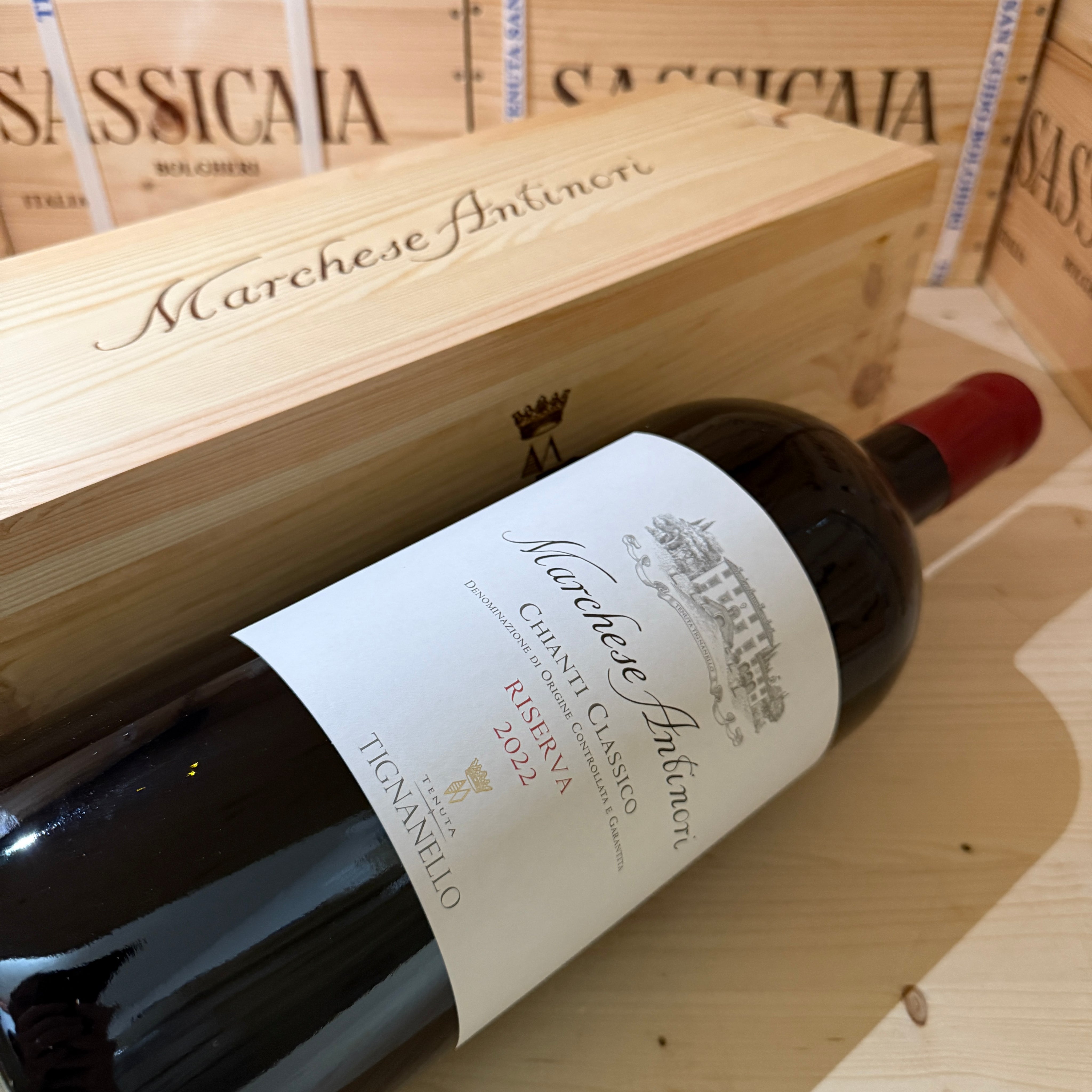 Marchese Antinori Chianti Classico DOCG Riserva 2022 Jeroboam Tenuta Tignanello - In Cassa Legno