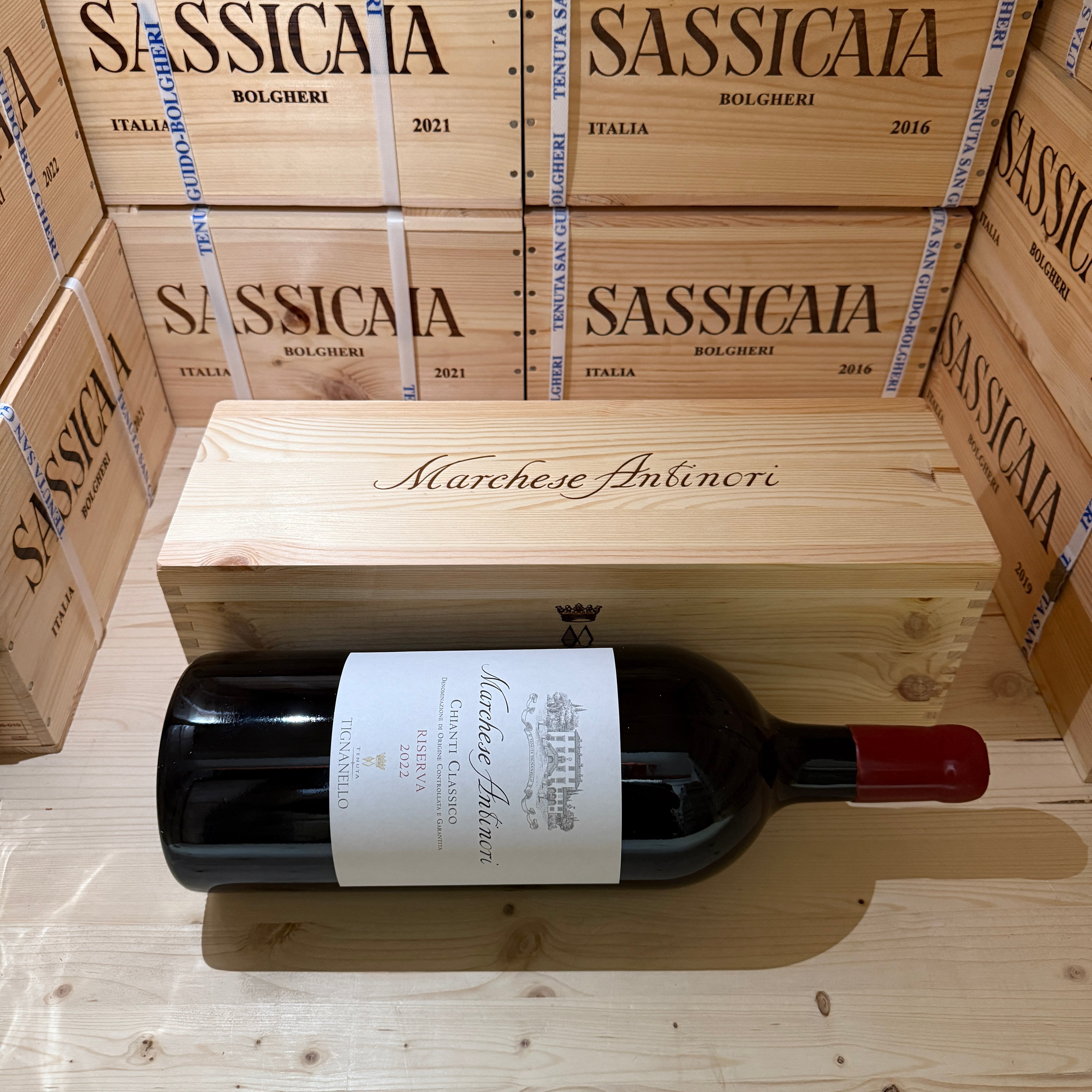 Marchese Antinori Chianti Classico DOCG Riserva 2022 Jeroboam Tenuta Tignanello - In Cassa Legno