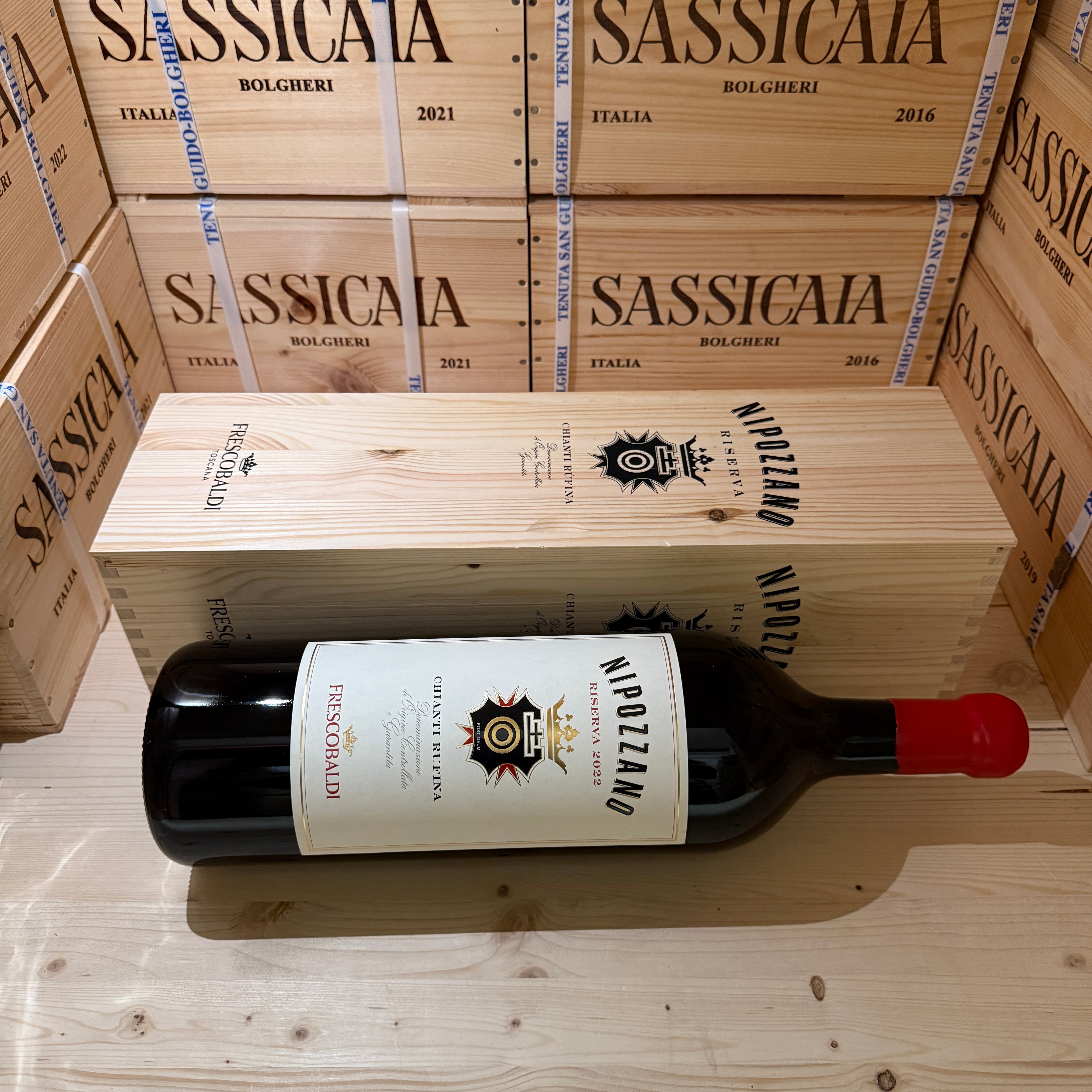 Nipozzano Riserva 2022 Jeroboam Chianti Rufina Riserva DOCG Marchesi Frescobaldi - in Cassa Legno