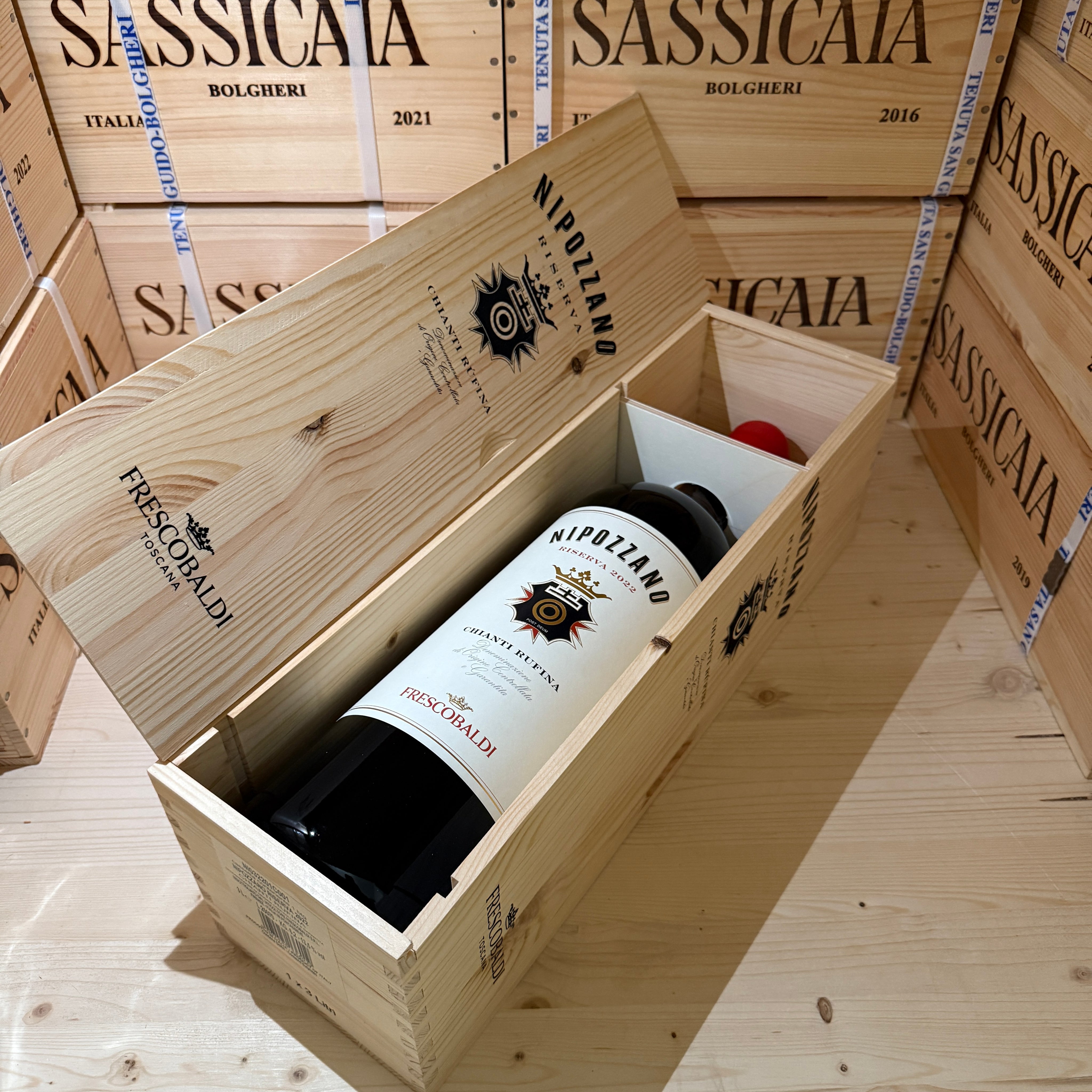 Nipozzano Riserva 2022 Jeroboam Chianti Rufina Riserva DOCG Marchesi Frescobaldi - in Cassa Legno