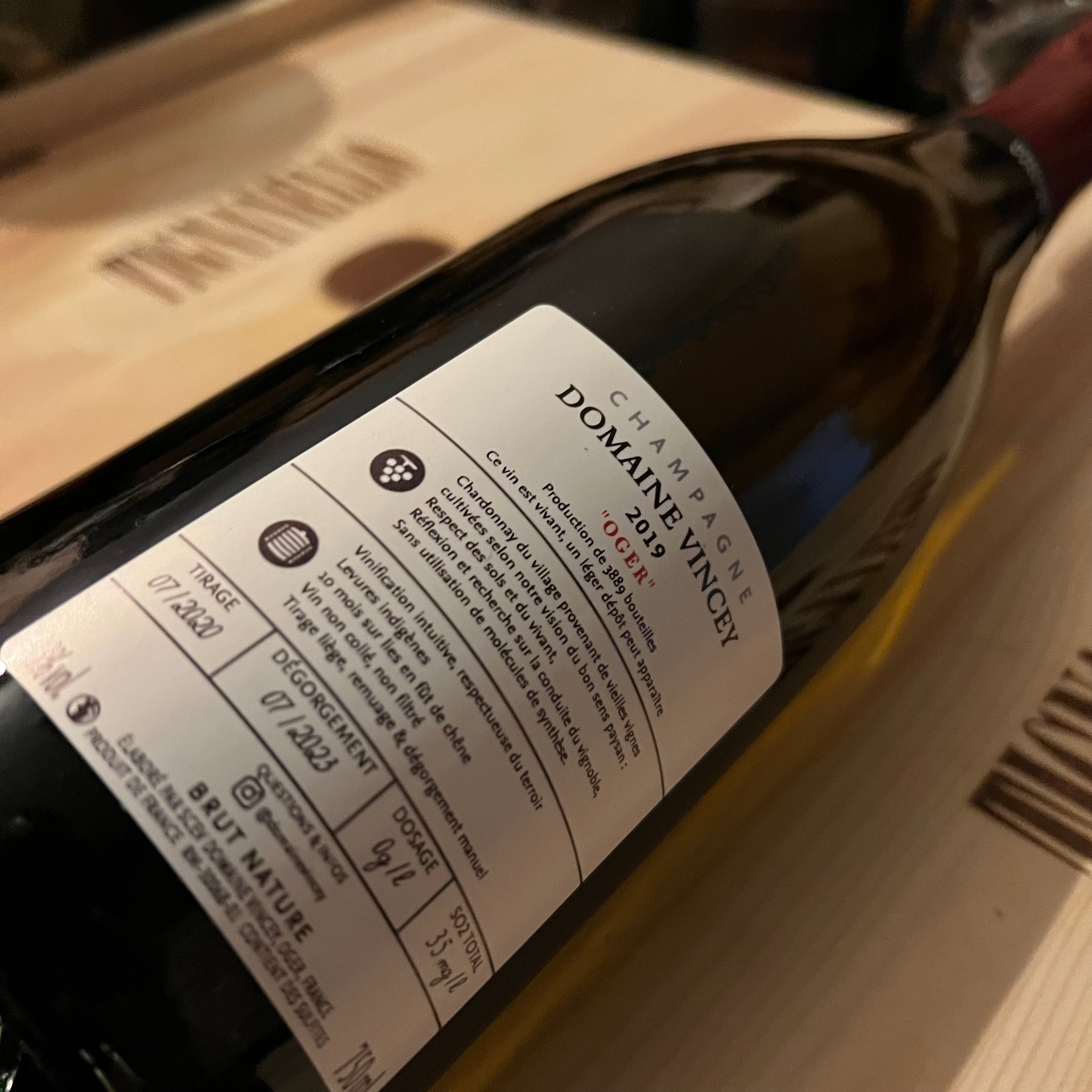 Oger 2019 Domaine Vincey