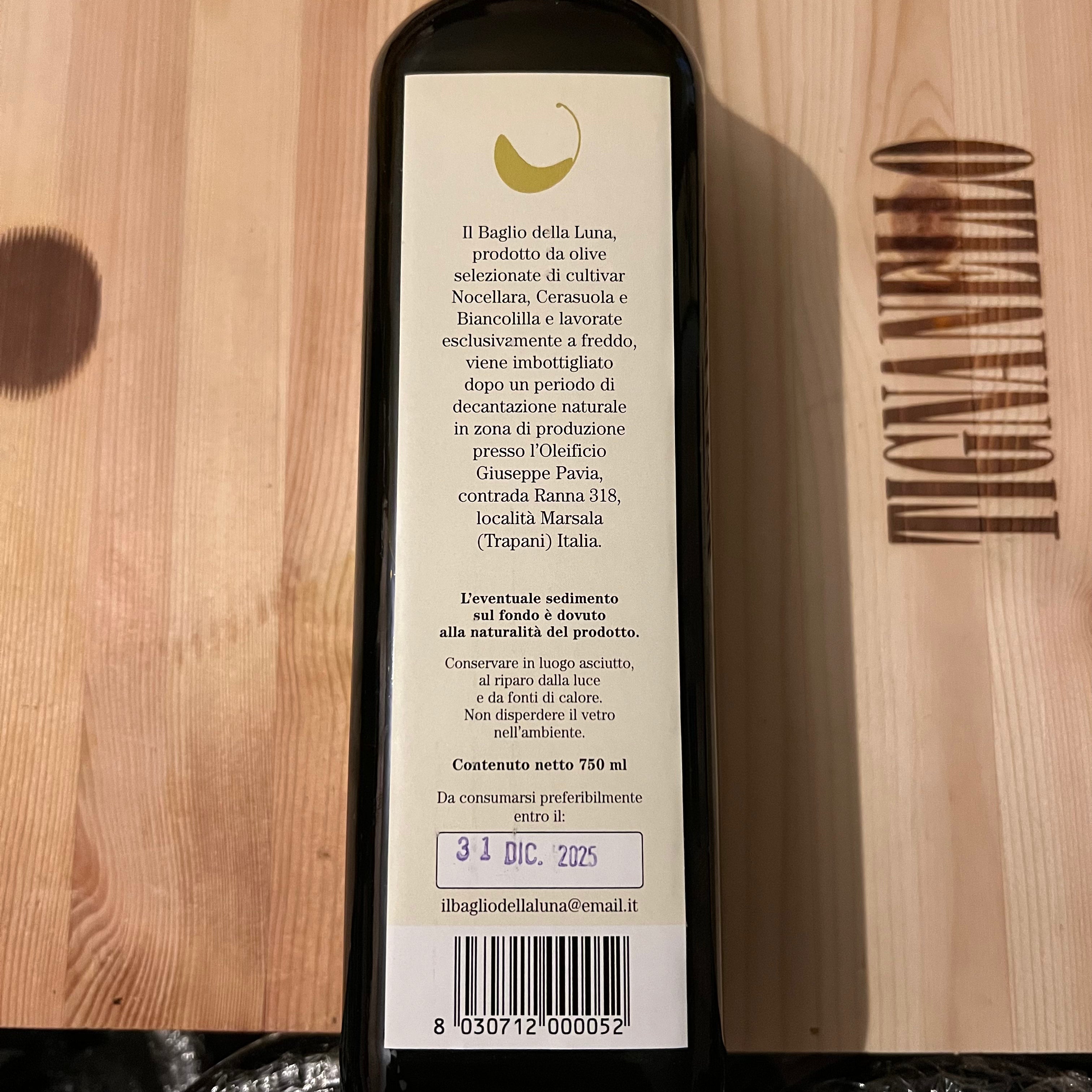 Olio EVO Il Baglio della Luna - 6 Bottiglie 750ml