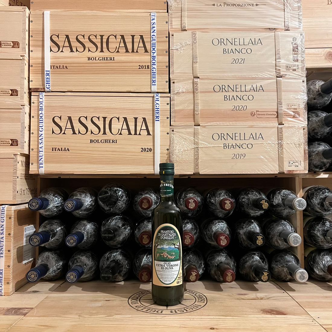 Olio Extravergine di Oliva Buon Frutto Biologico Frantoio Sant'Agata D'Oneglia - 500ml