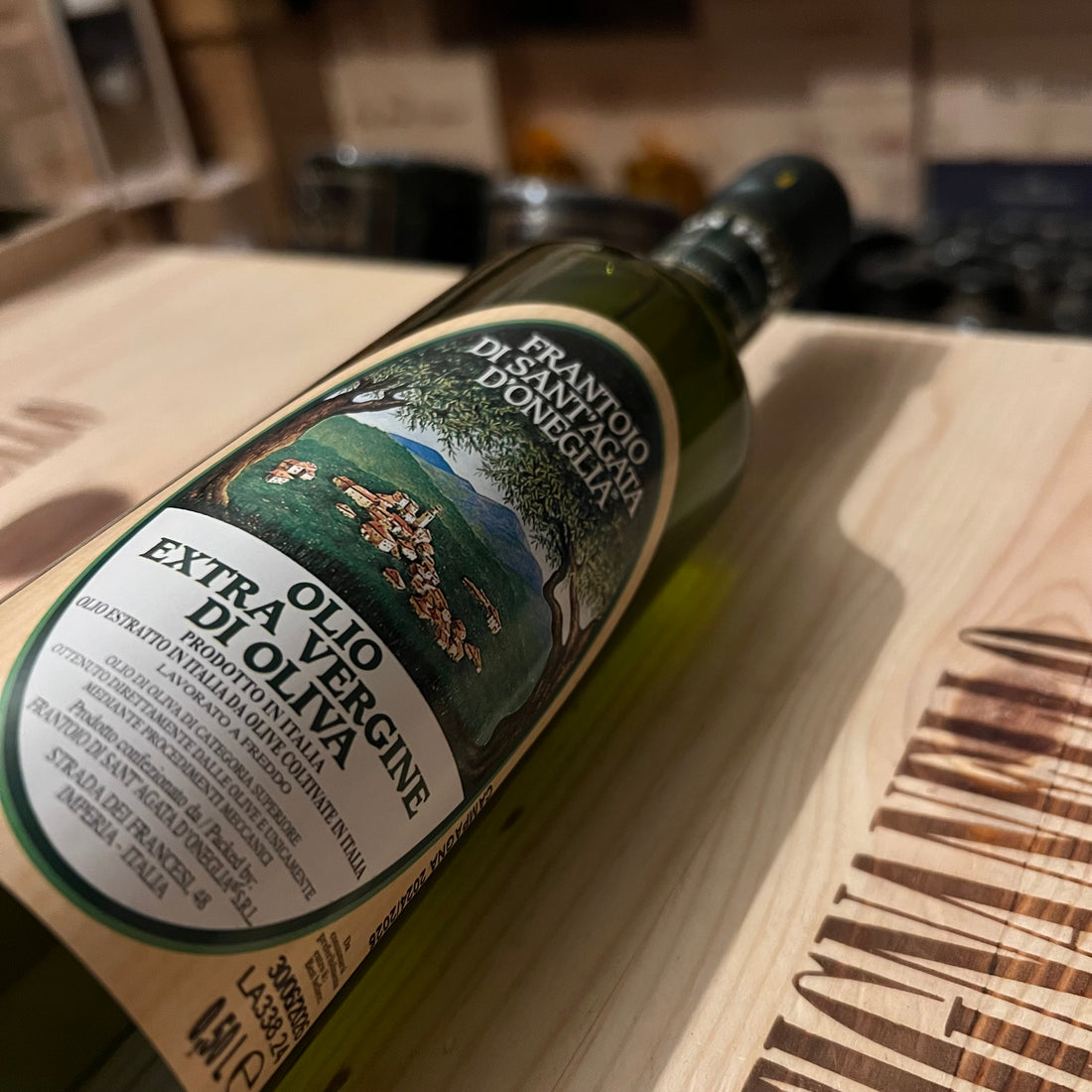 Olio Extravergine di Oliva Buon Frutto Biologico Frantoio Sant'Agata D'Oneglia - 500ml