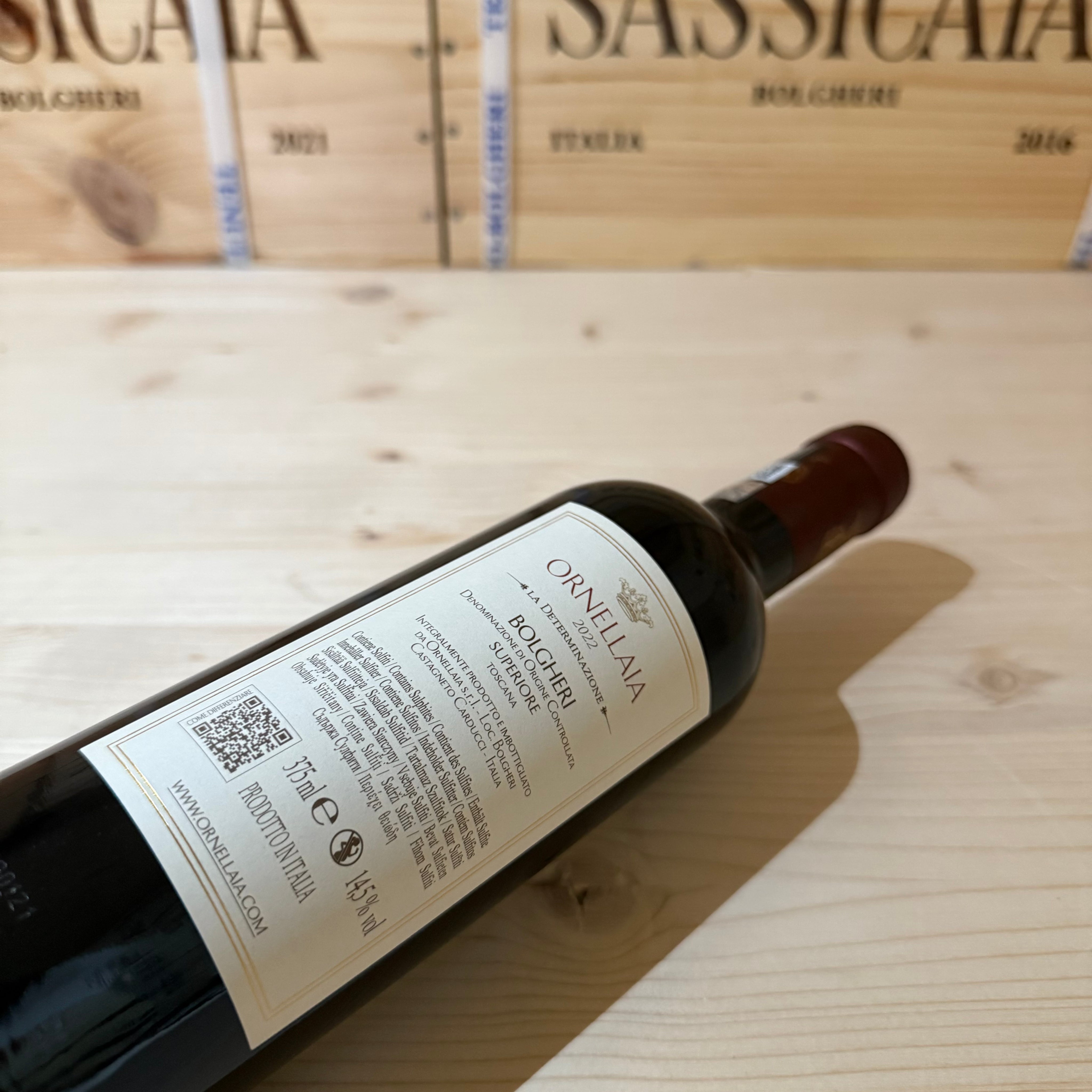 Ornellaia 2022 Bolgheri Superiore DOC - Mezza Bottiglia 375ml