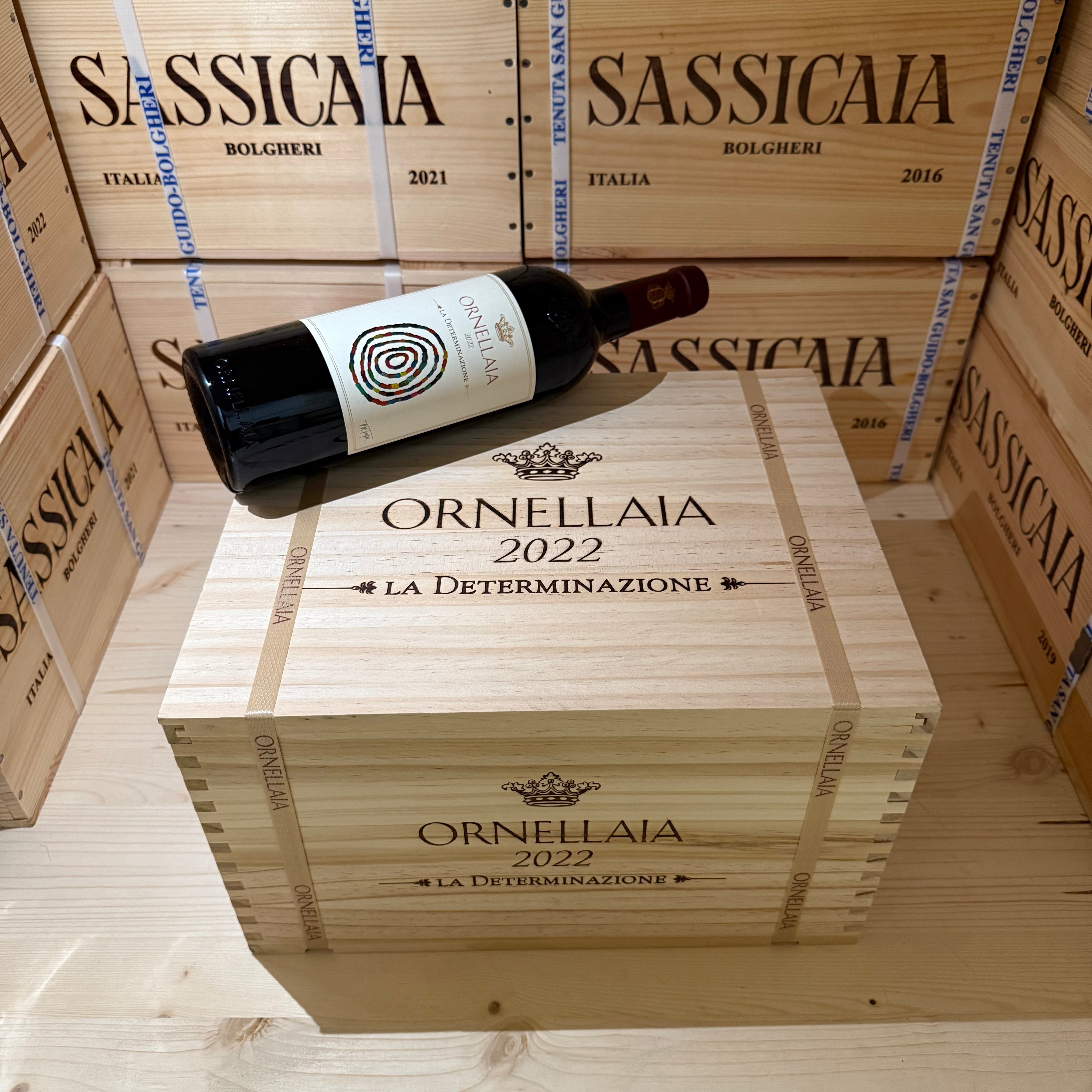 Ornellaia 2022 La Determinazione Bolgheri Superiore DOC - Cassa Legno 6 Bottiglie