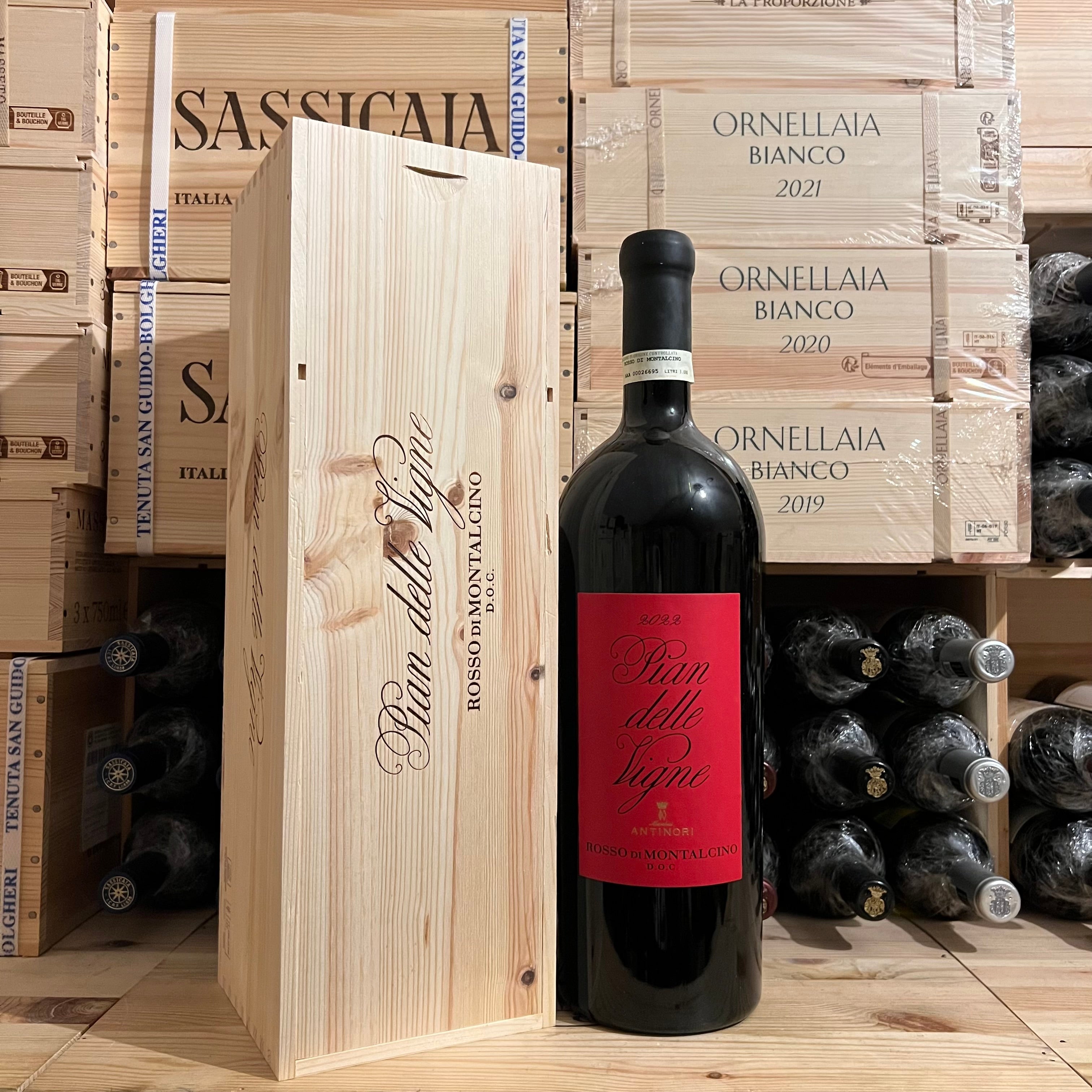 Rosso di Montalcino Pian delle Vigne 2022 Jeroboam Marchesi Antinori - in Cassa Legno