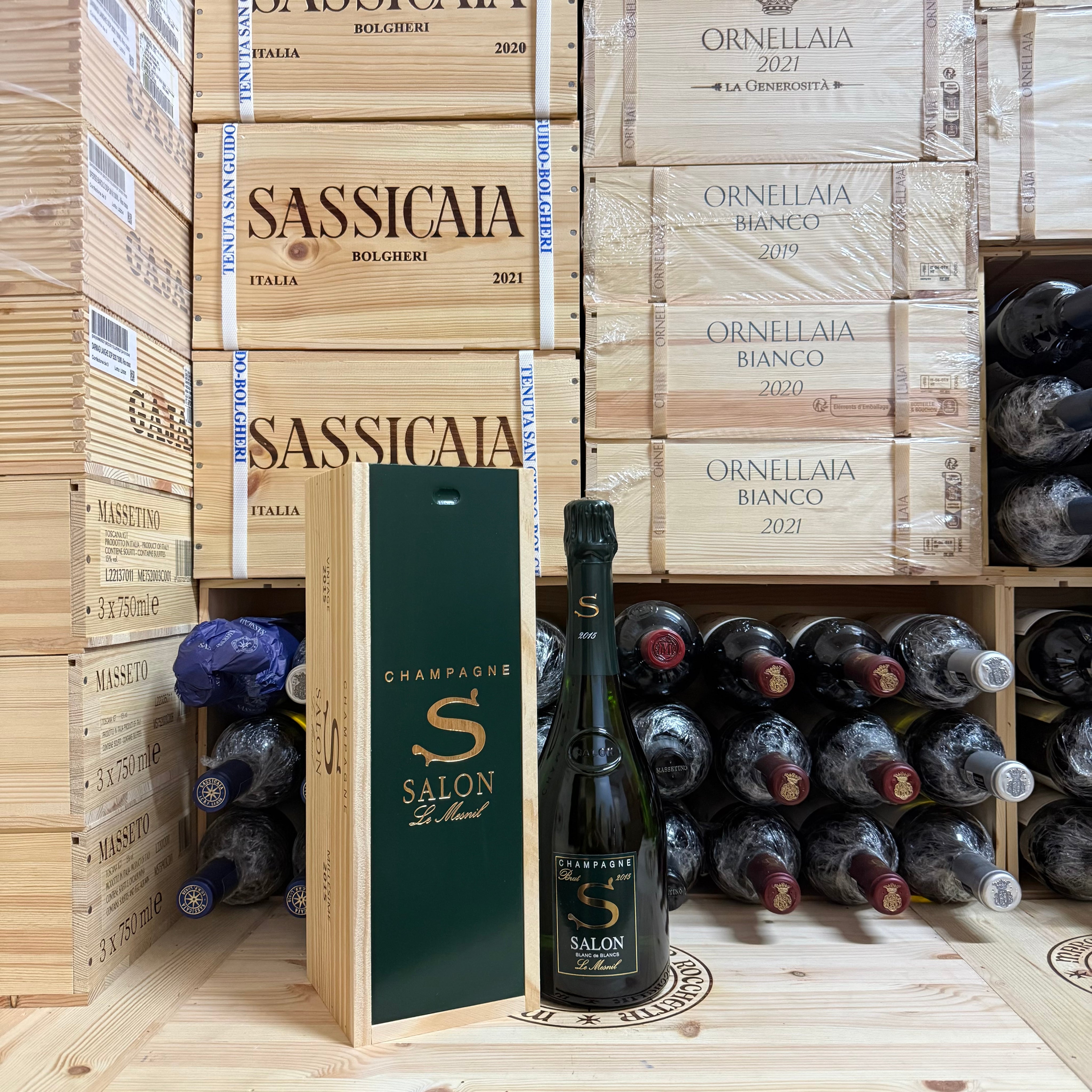 Salon 2015 "Cuvée S Le Mesnil" Brut Blanc de Blancs - in Cassa Legno
