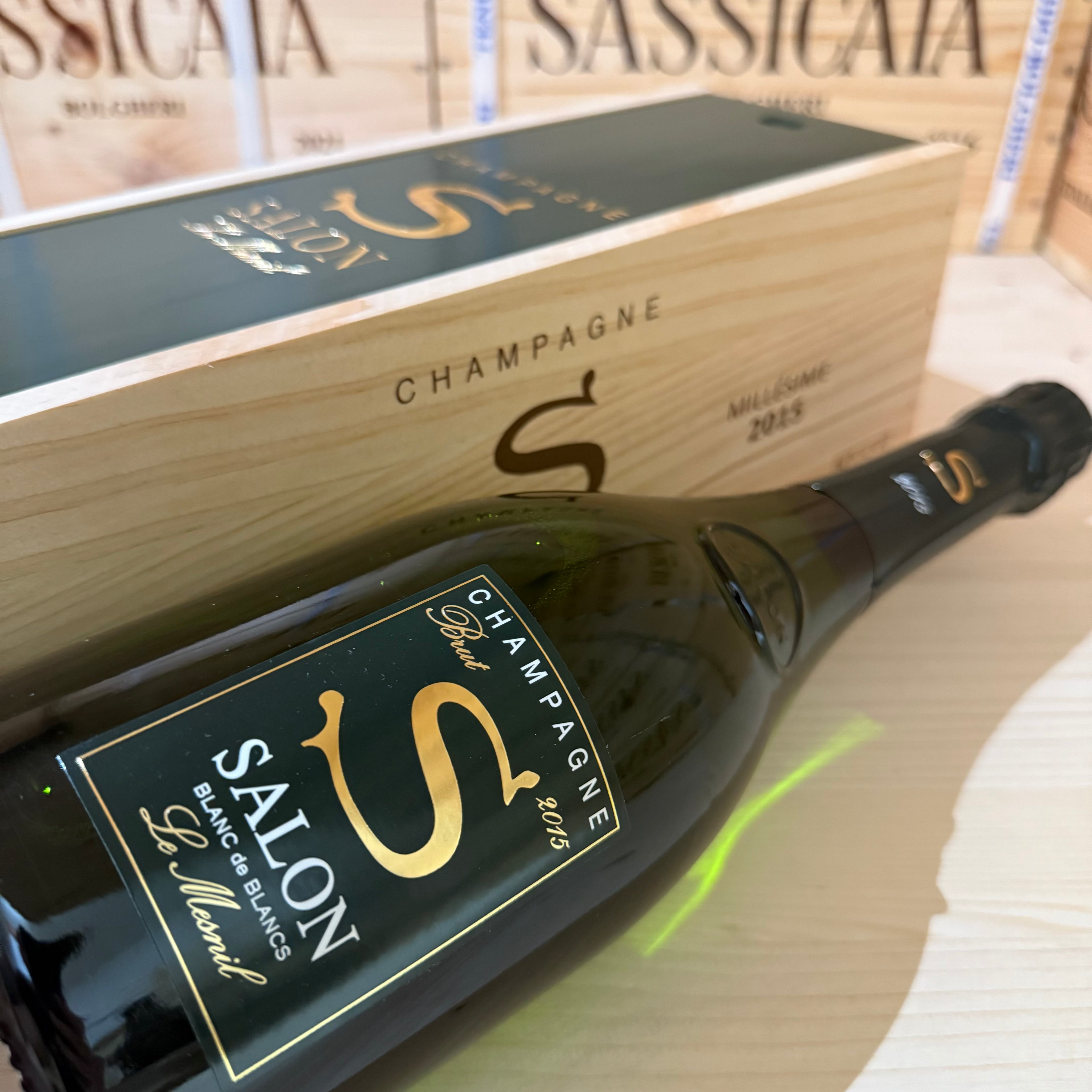 Salon 2015 "Cuvée S Le Mesnil" Brut Blanc de Blancs - in Cassa Legno