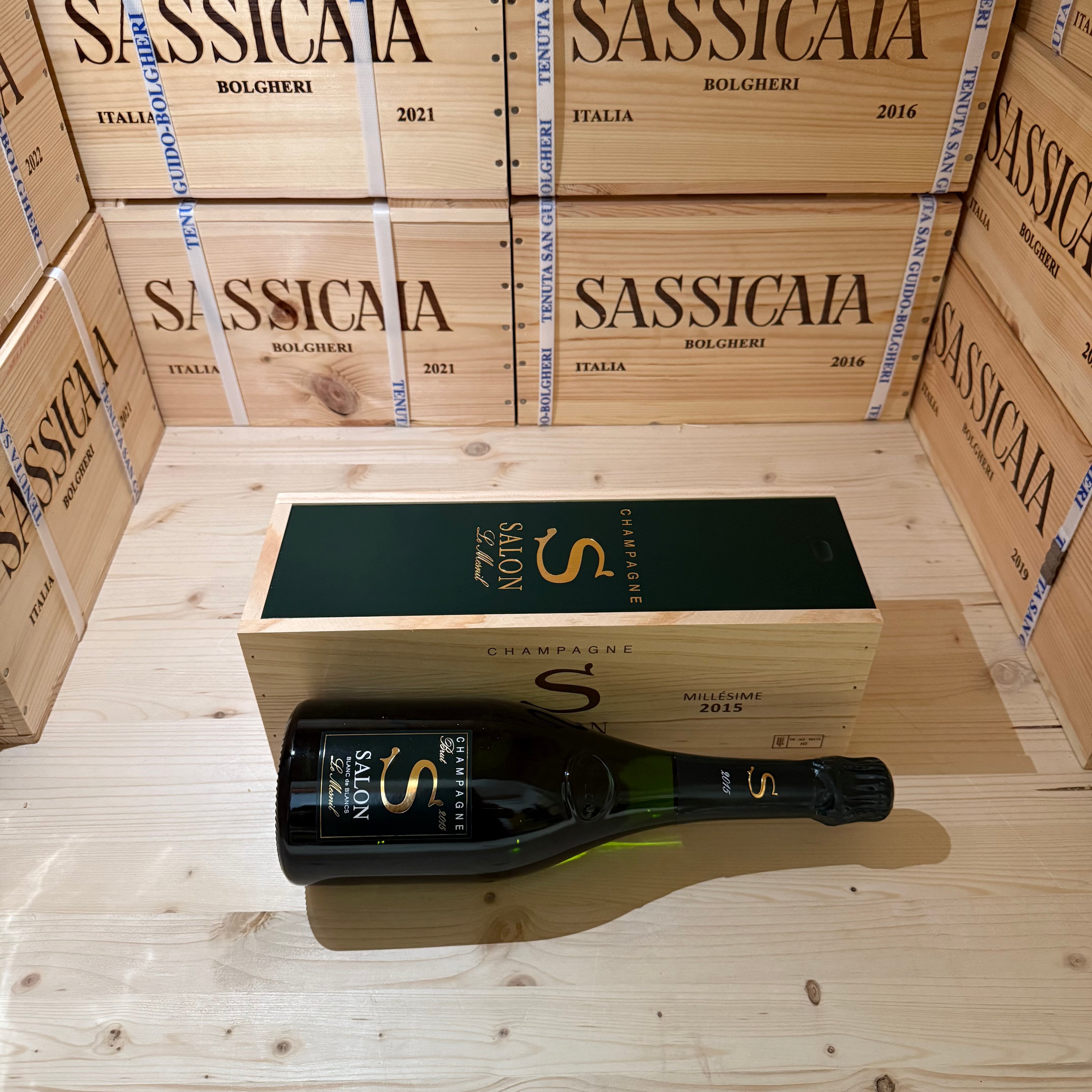 Salon 2015 "Cuvée S Le Mesnil" Brut Blanc de Blancs - in Cassa Legno