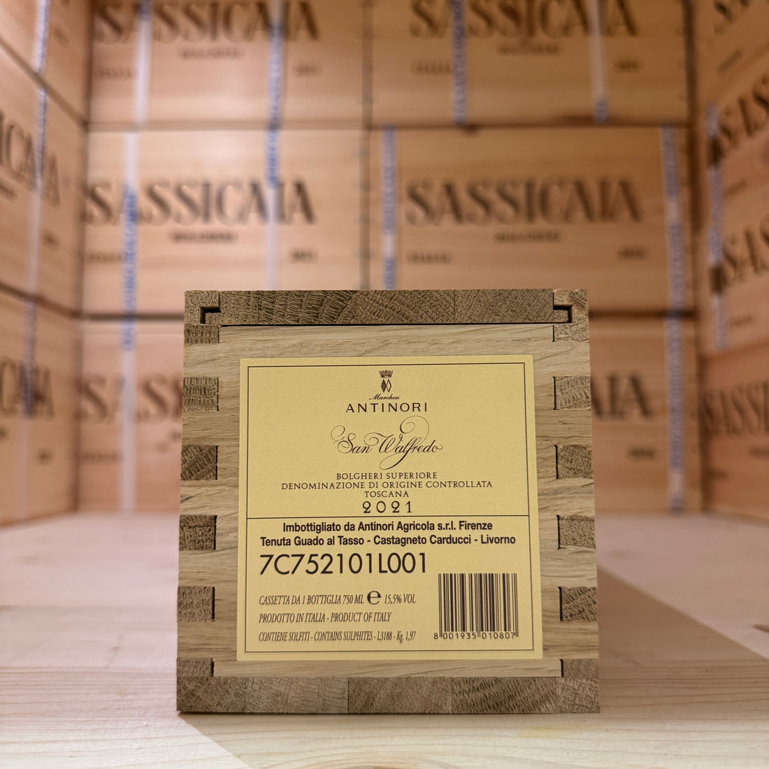 San Walfredo 2021 Tenuta Guado al Tasso Marchesi Antinori - in Cassa Legno