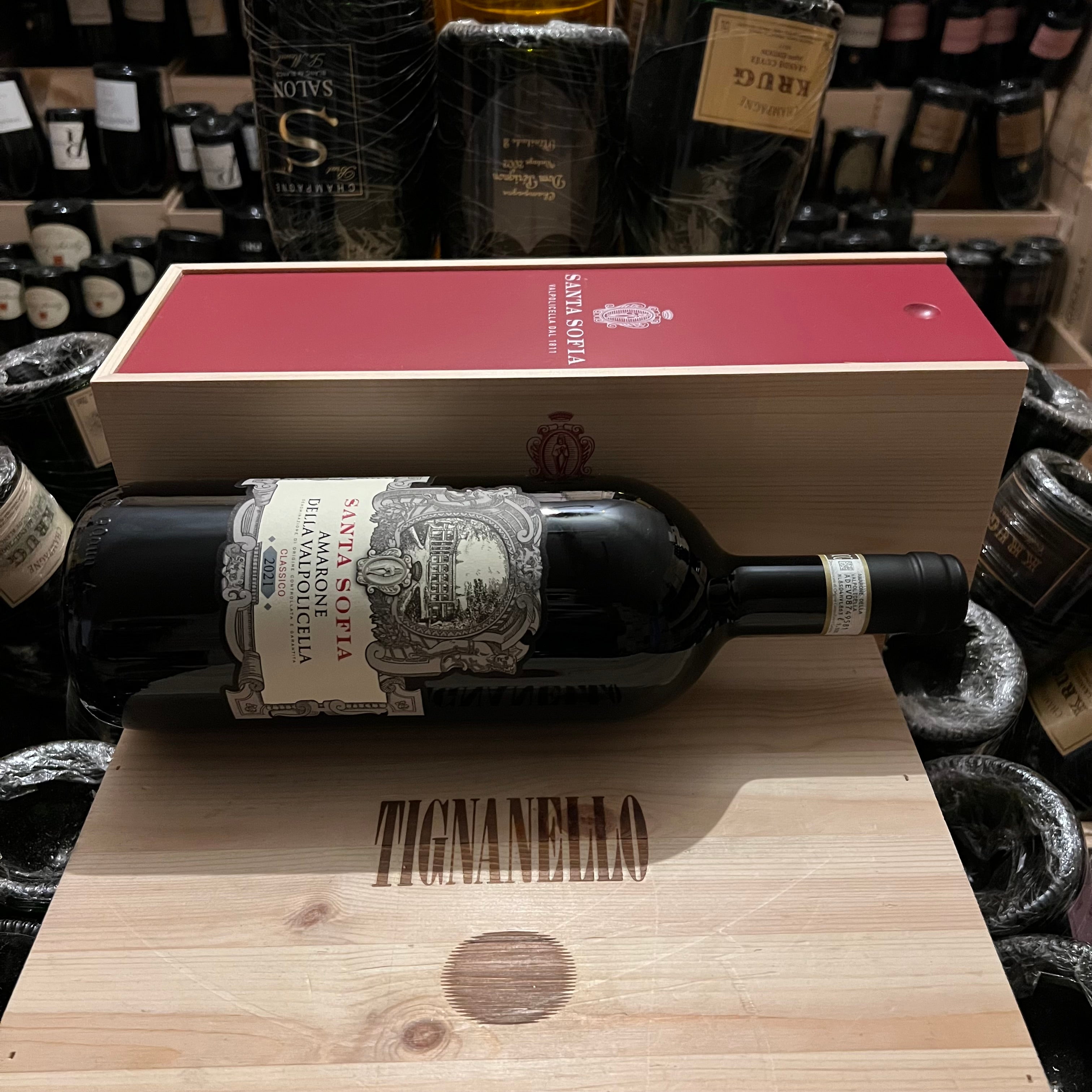 Santa Sofia Amarone della Valpolicella Classico DOCG 2021 Magnum in Cassa Legno