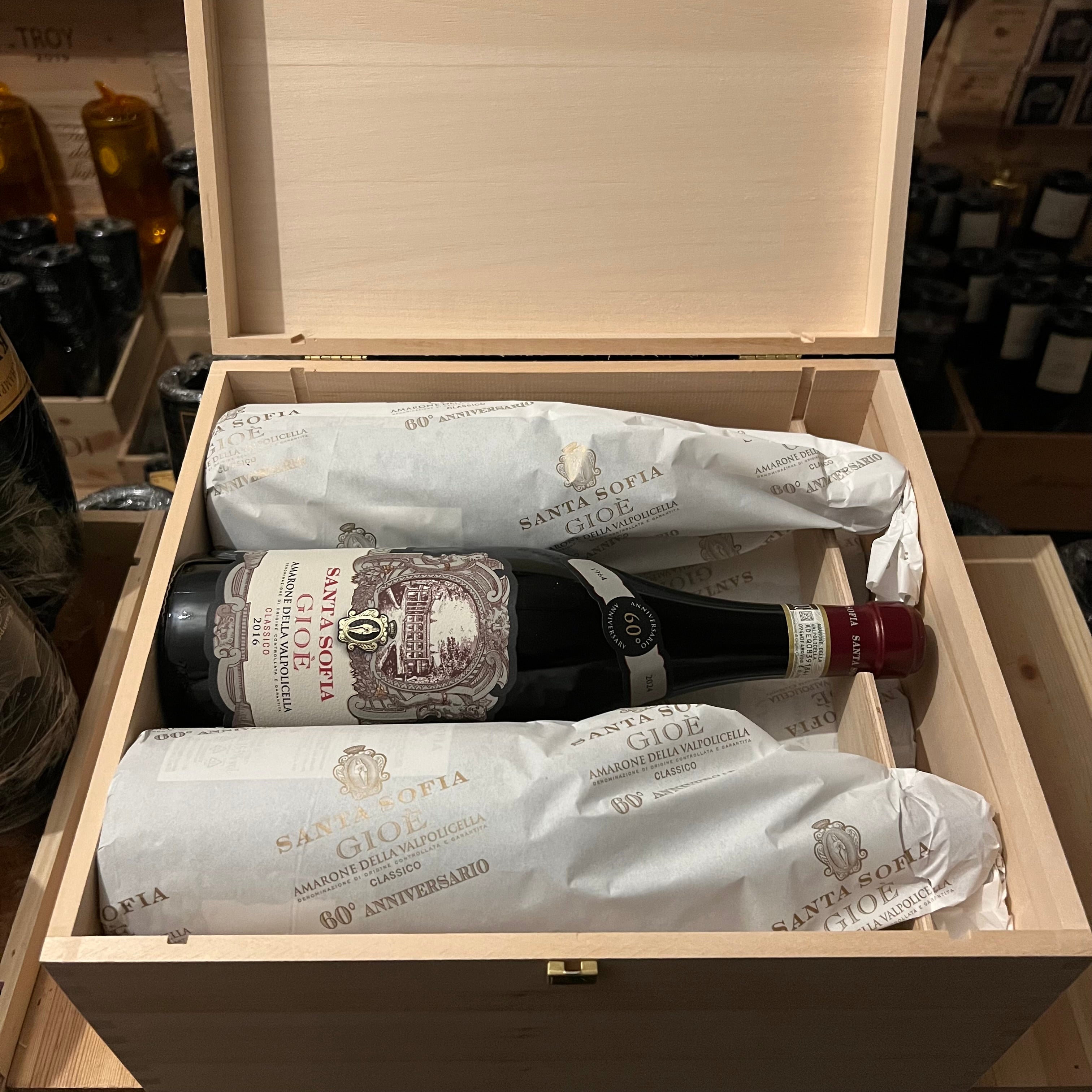 Santa Sofia Gioè Amarone della Valpolicella Classico 2016 - Cassa Legno 6 Bottiglie