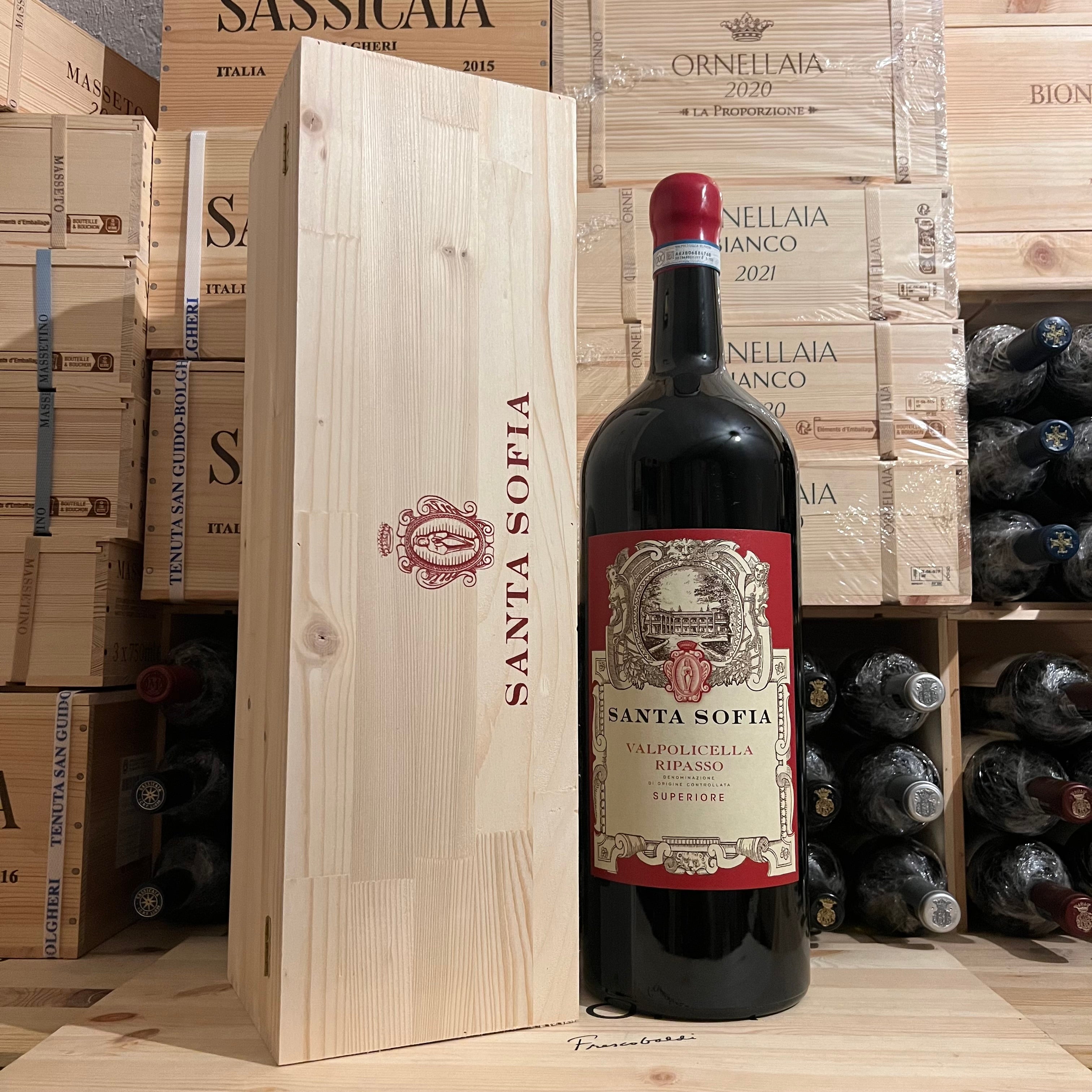 Santa Sofia Valpolicella Ripasso DOC Superiore 2019 McKenzie 5 Litri - in Cassa Legno