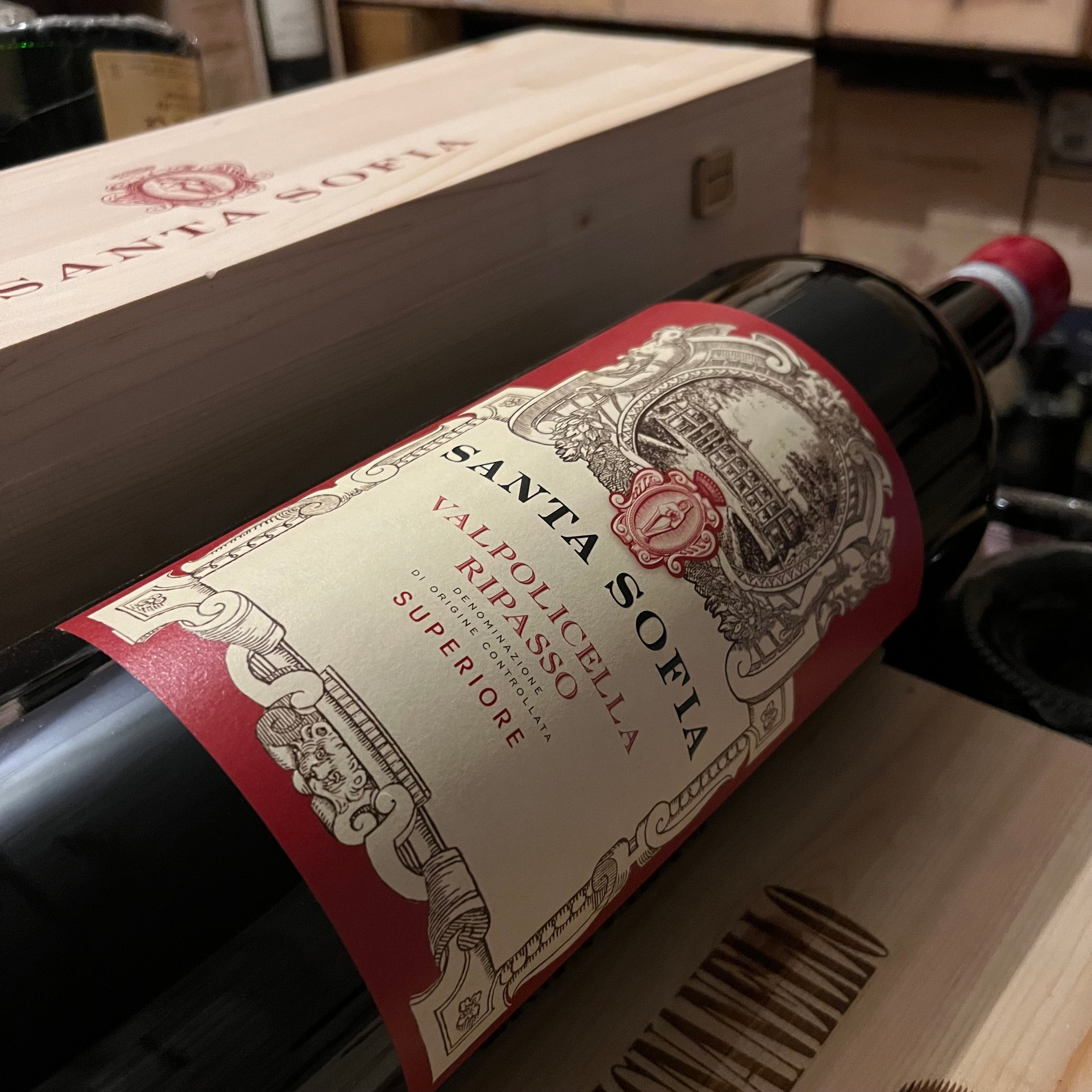 Santa Sofia Valpolicella Ripasso DOC Superiore 2019 McKenzie 5 Litri - in Cassa Legno