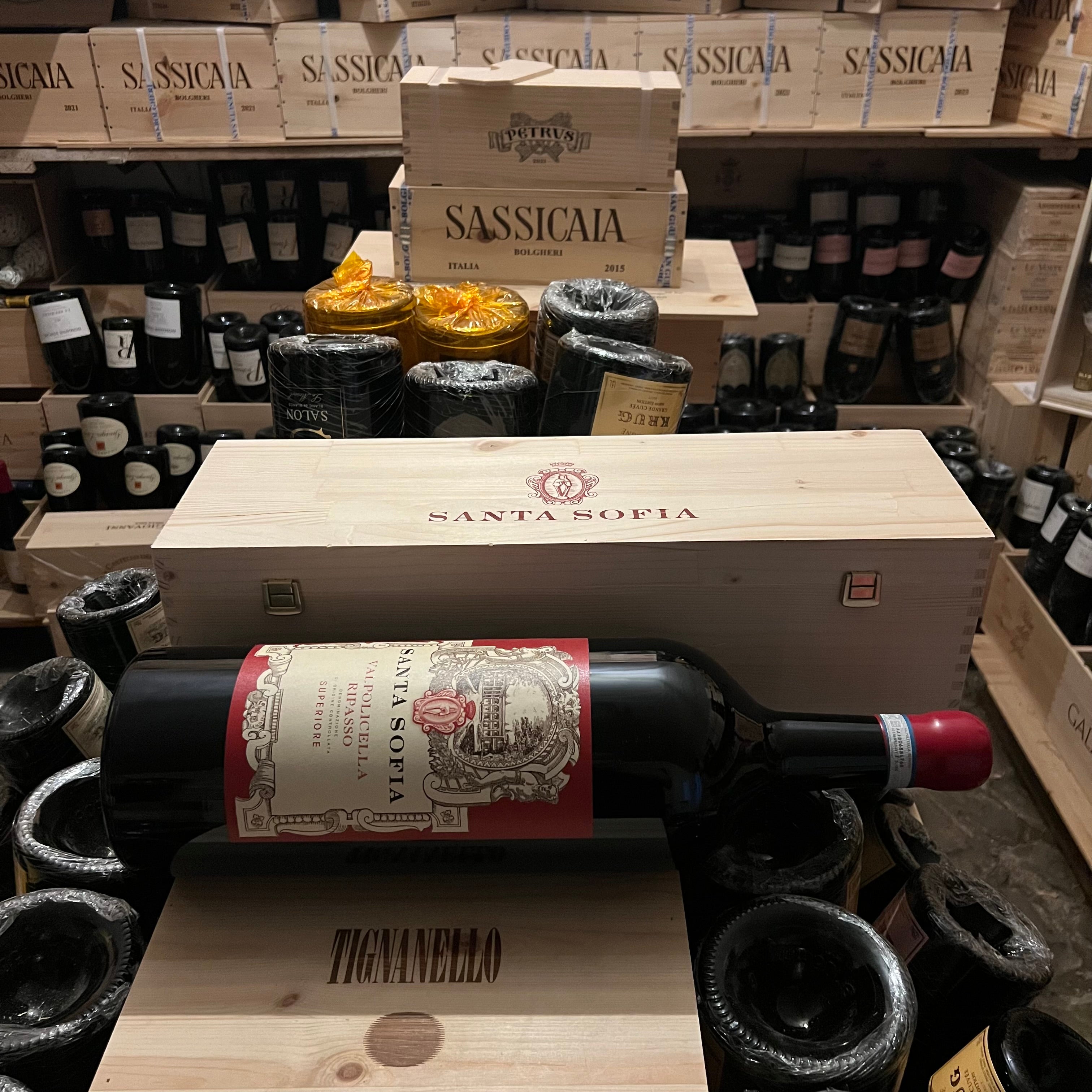 Santa Sofia Valpolicella Ripasso DOC Superiore 2020 McKenzie 5 Litri - in Cassa Legno