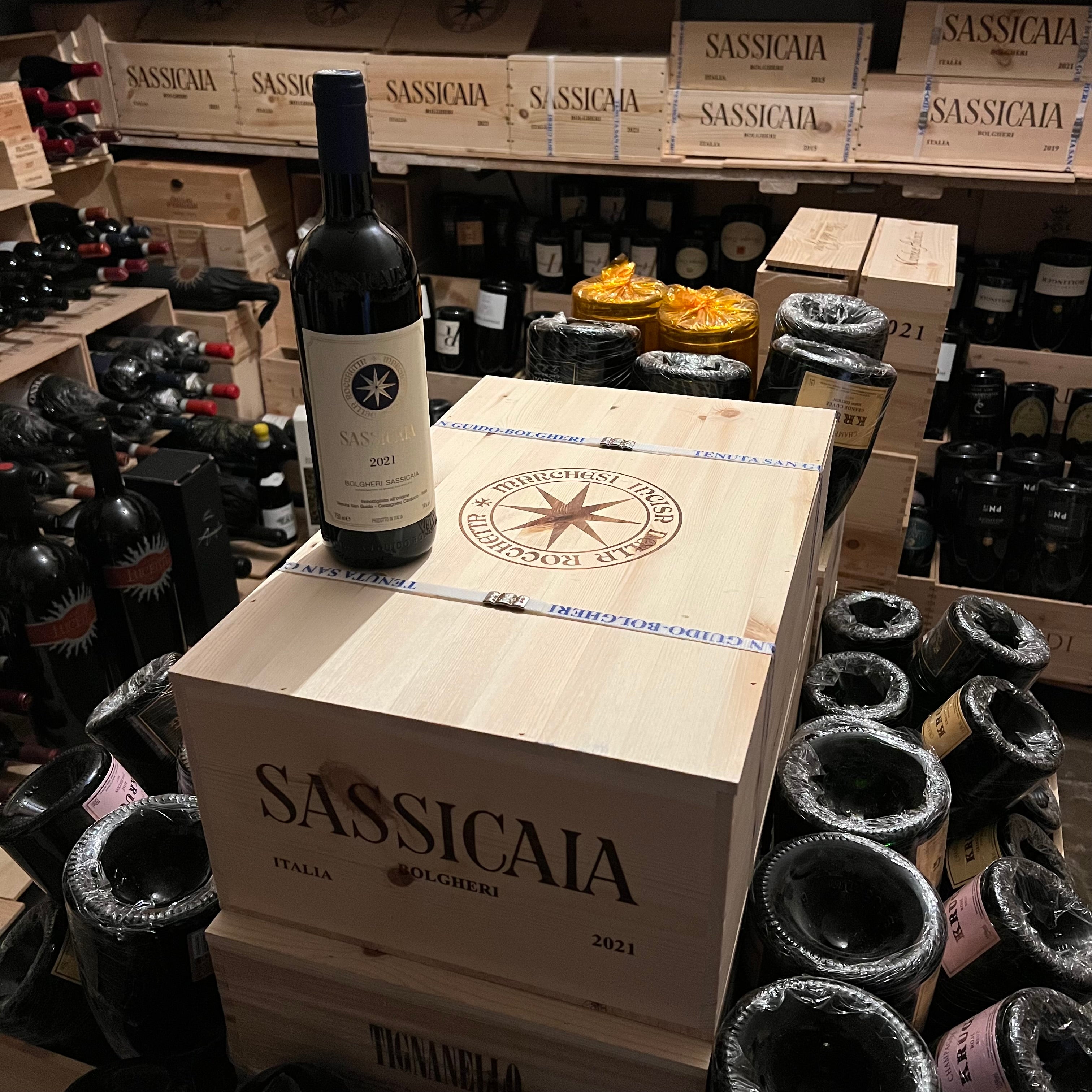 Sassicaia 2021 Tenuta San Guido - Cassa Legno 12 Bottiglie