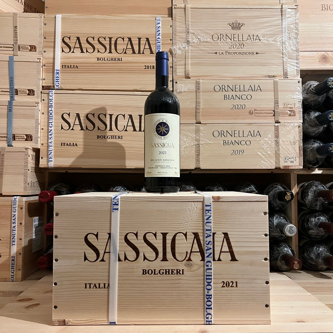 Sassicaia 2021 Tenuta San Guido - Cassa Legno 6 Bottiglie