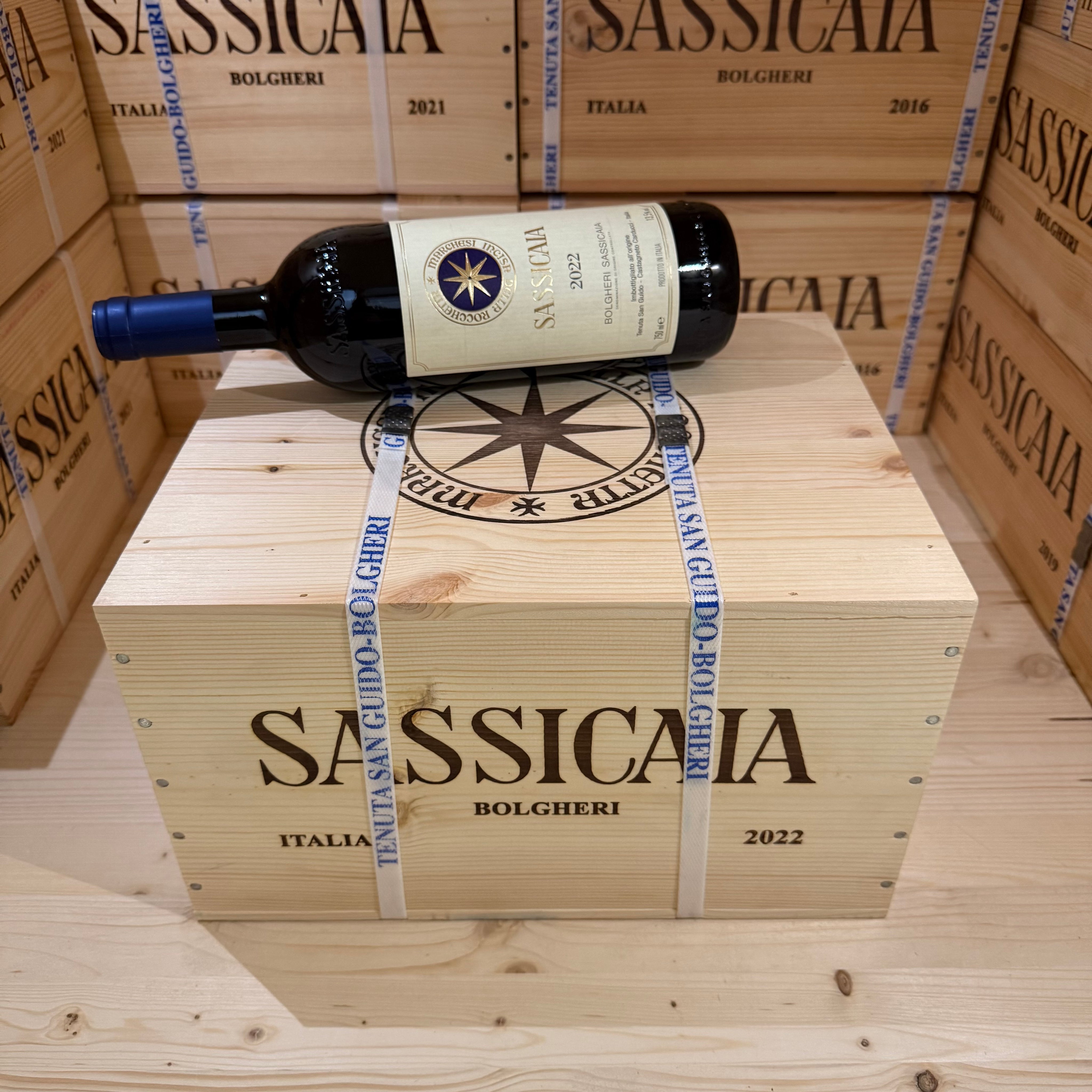 Sassicaia 2022 Tenuta San Guido - Cassa Legno 6 Bottiglie