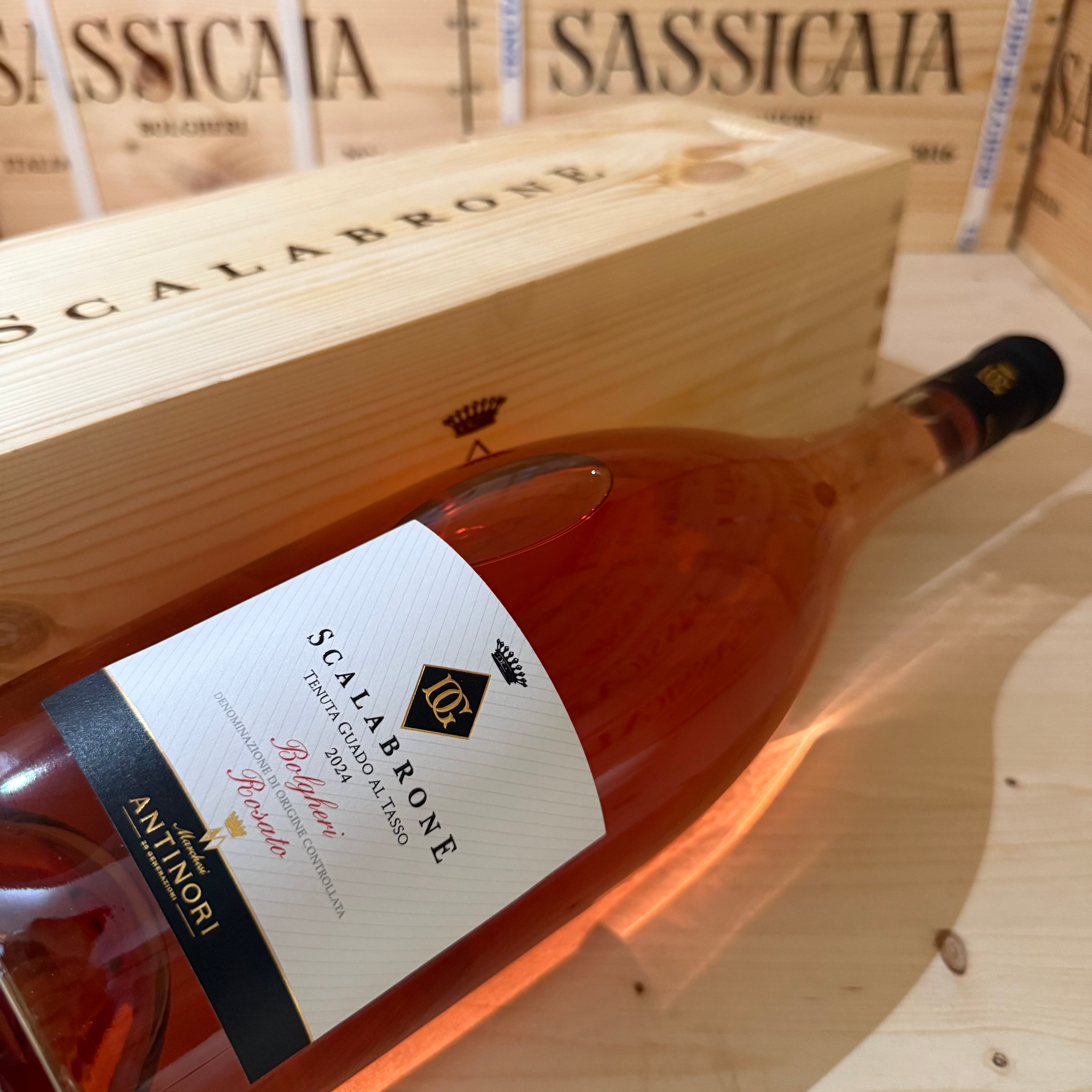 Scalabrone 2024 Magnum Bolgheri DOC Rosato Tenuta Guado Al Tasso Marchesi Antinori - in Cassa Legno