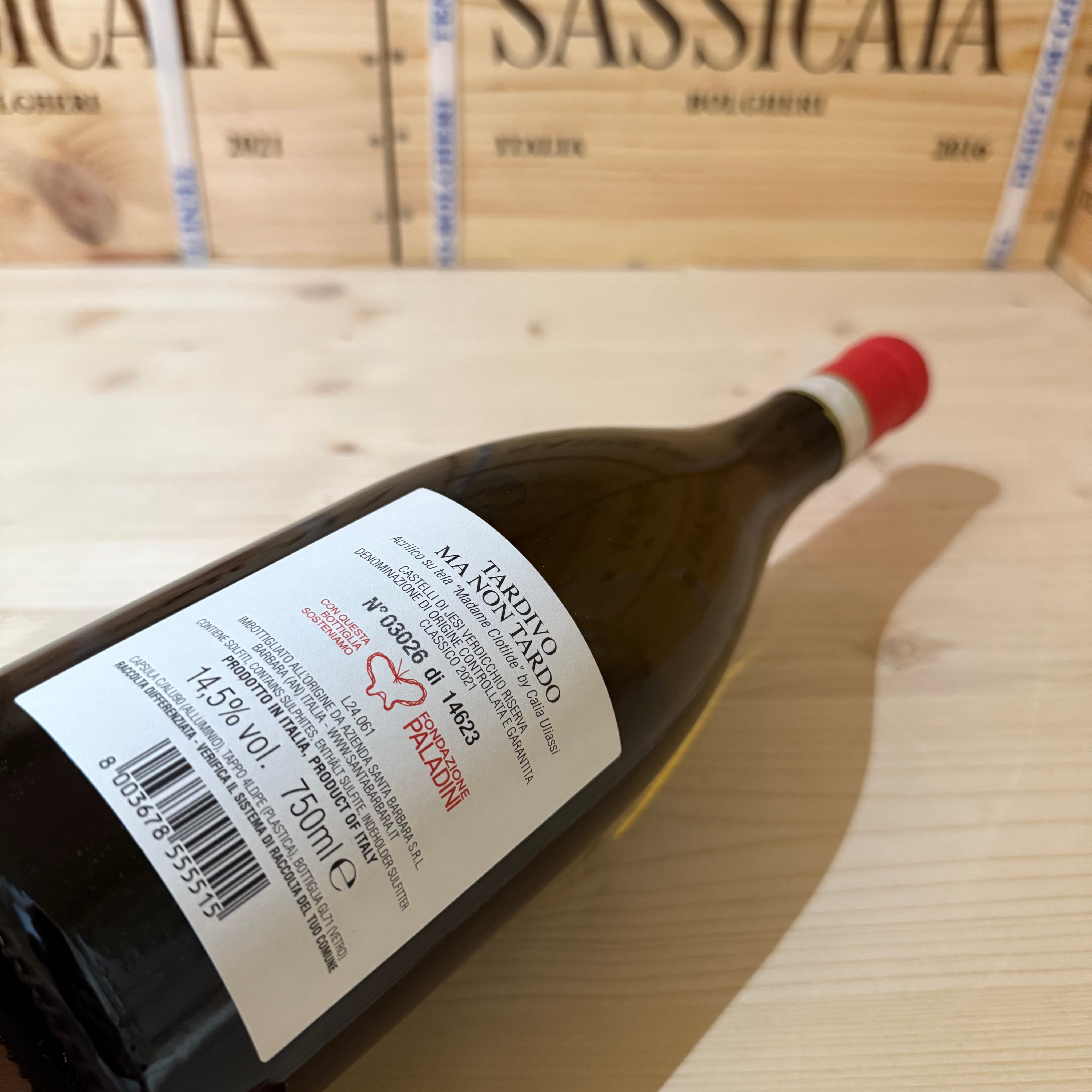 Tardivo ma non Tardo 2021 Santa Barbara Verdicchio dei Castelli di Jesi DOCG Classico Riserva