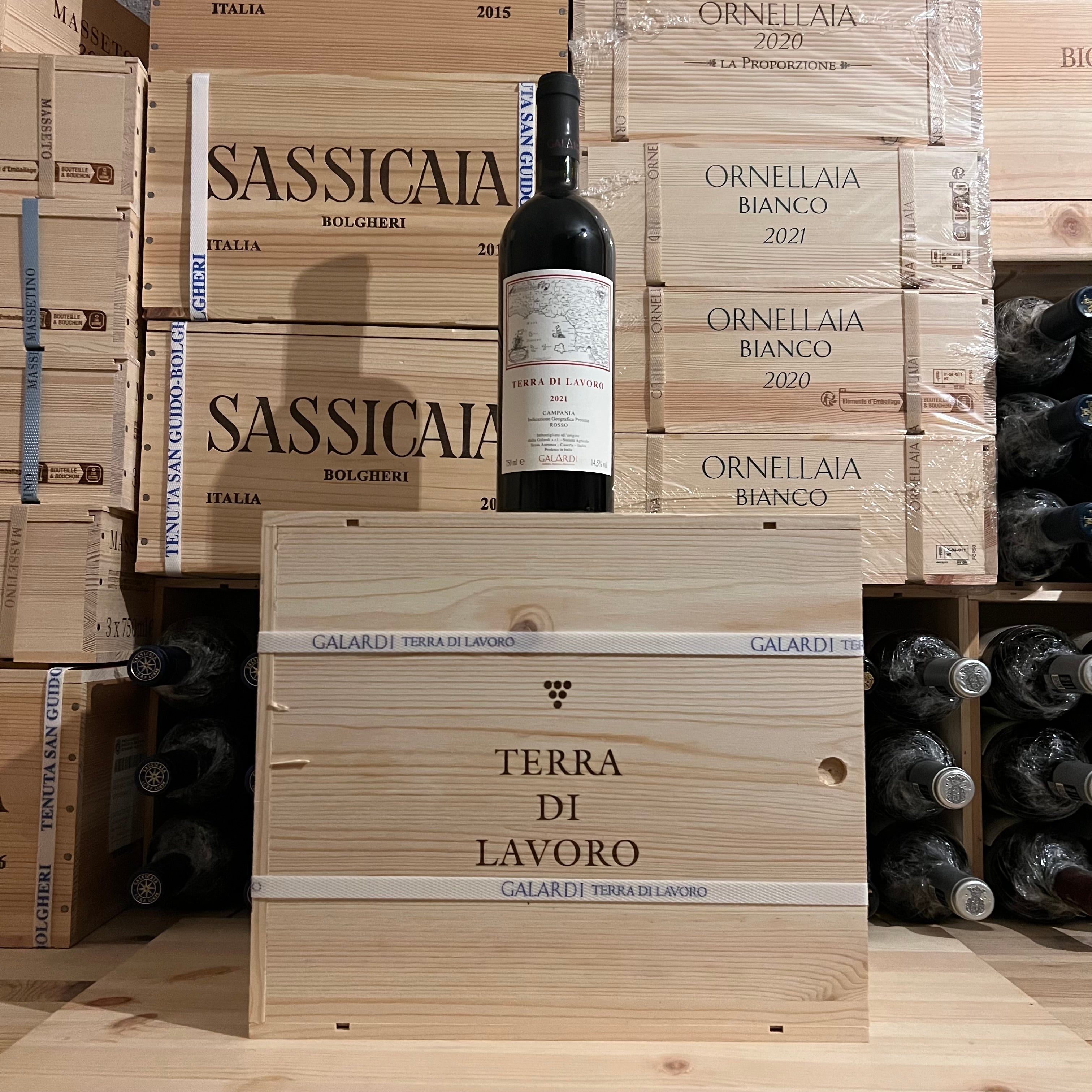 Terra di Lavoro 2021 Galardi - Cassa Legno 6 Bottiglie