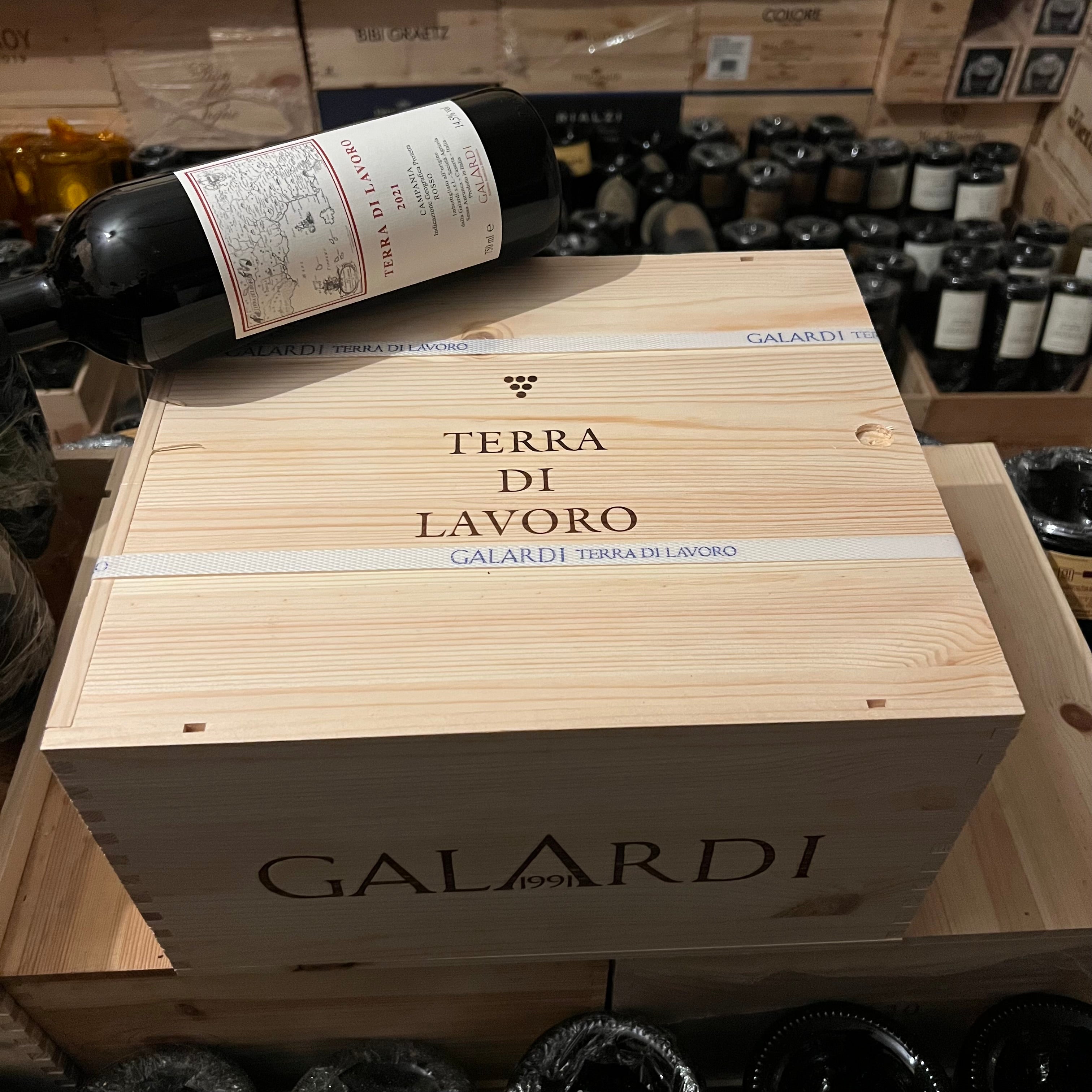 Terra di Lavoro 2021 Galardi - Cassa Legno 6 Bottiglie