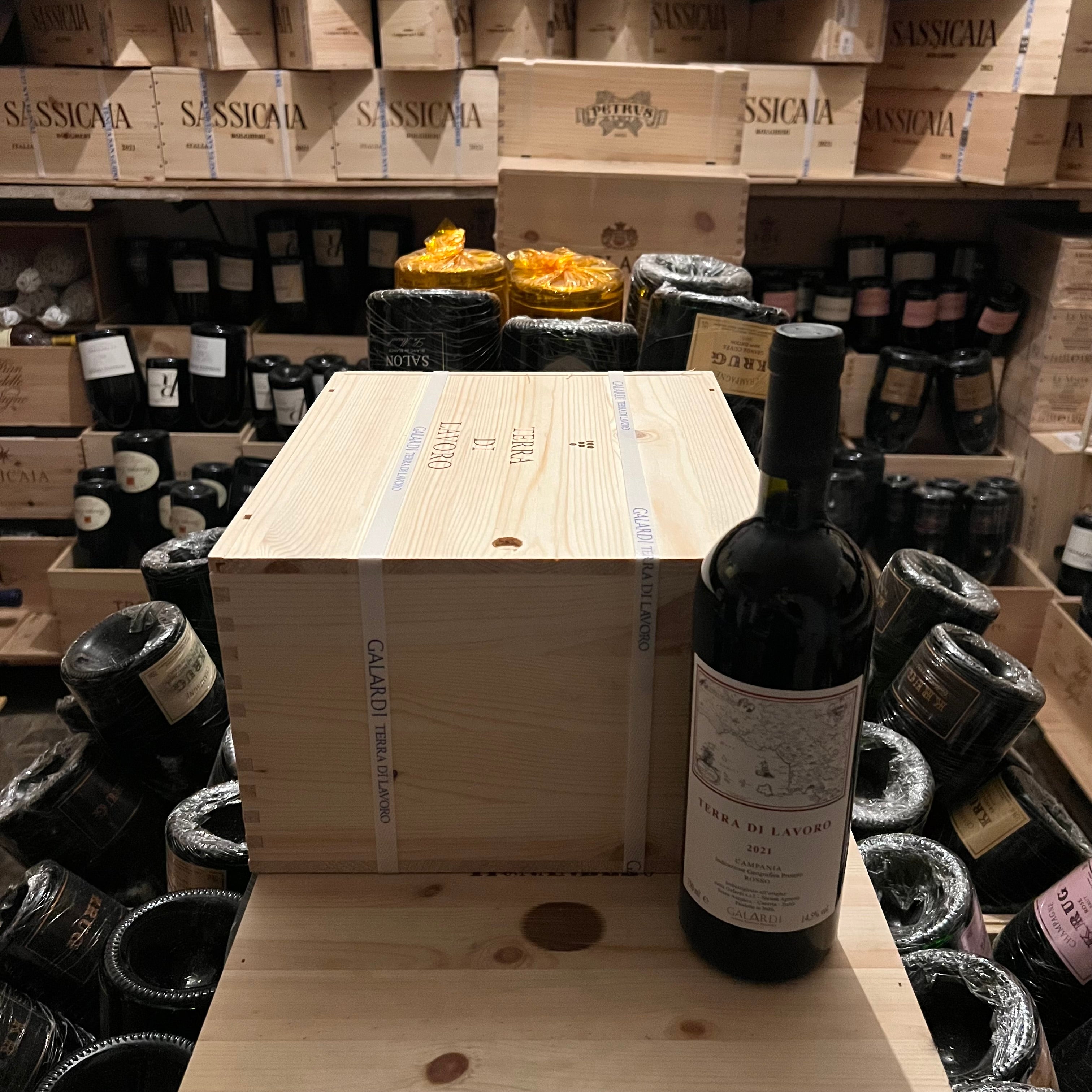 Terra di Lavoro 2021 Galardi - Cassa Legno 6 Bottiglie