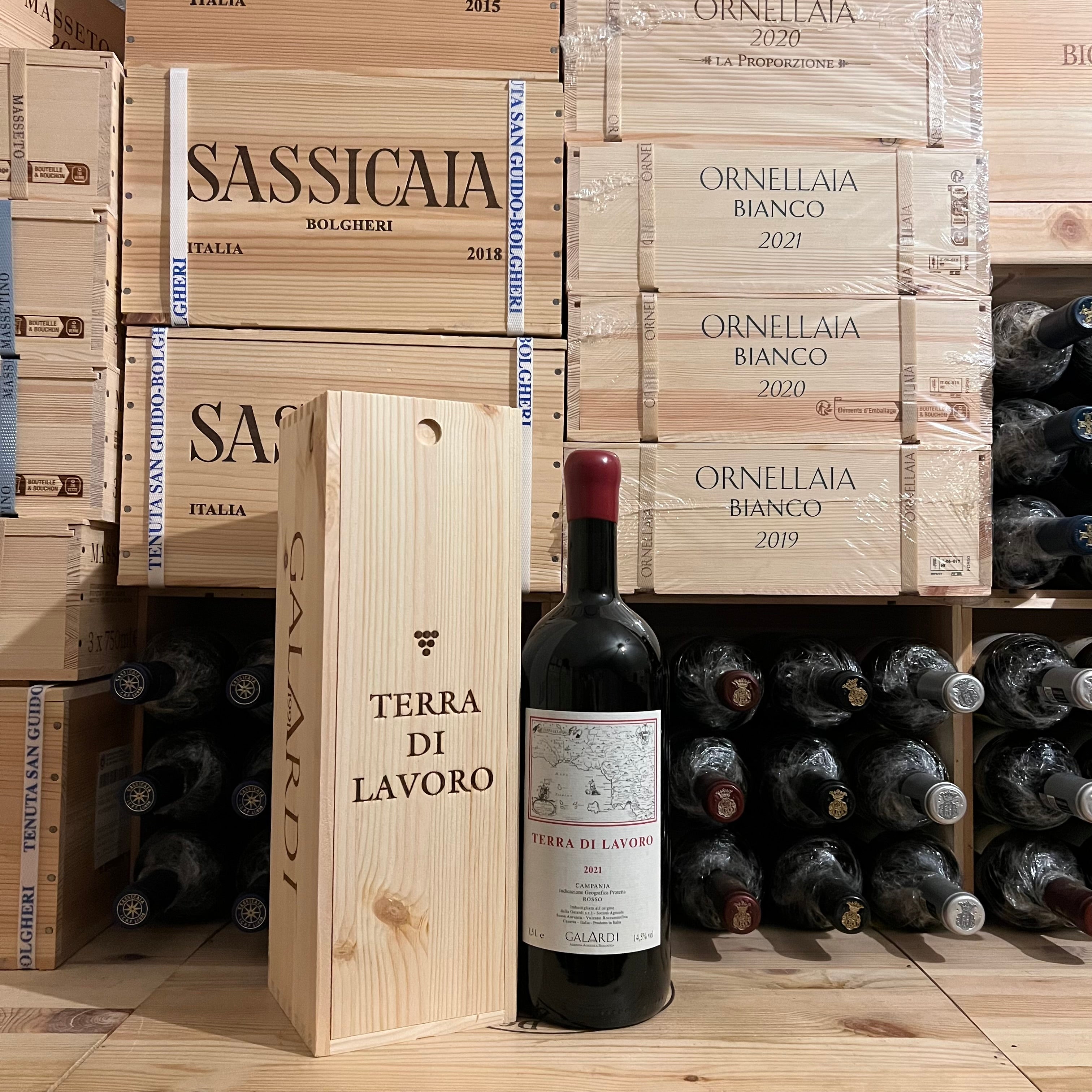 Terra di Lavoro 2021 Galardi Magnum in Cassa Legno