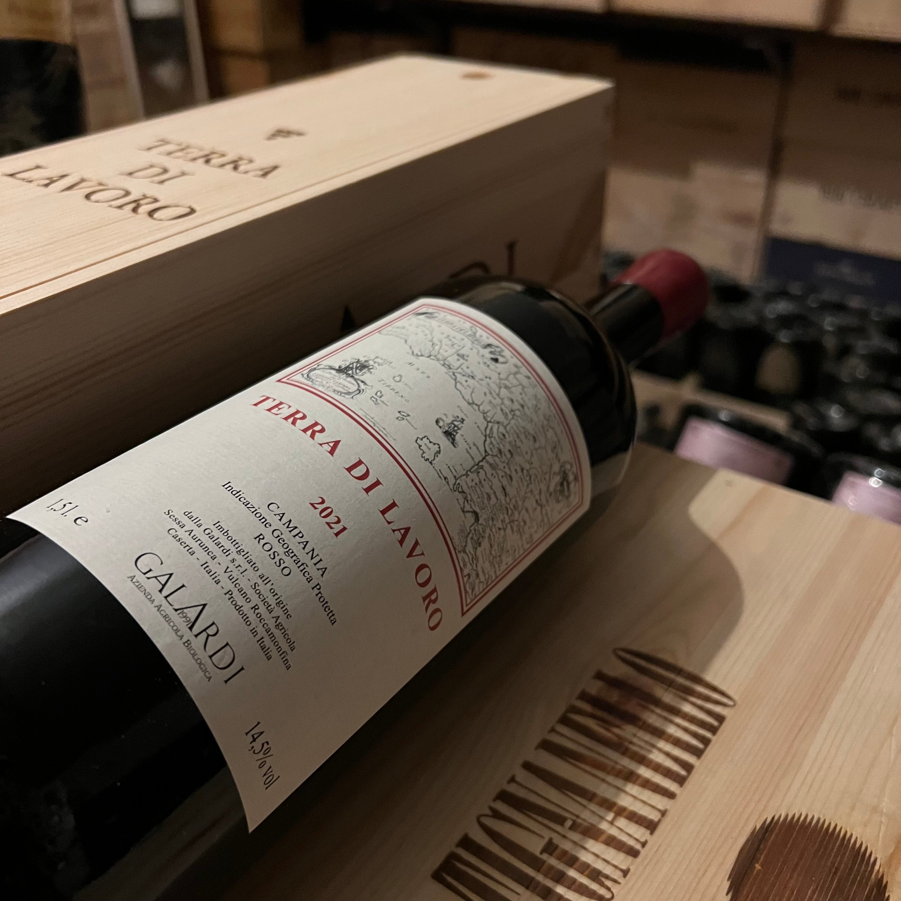 Terra di Lavoro 2021 Galardi Magnum in Cassa Legno