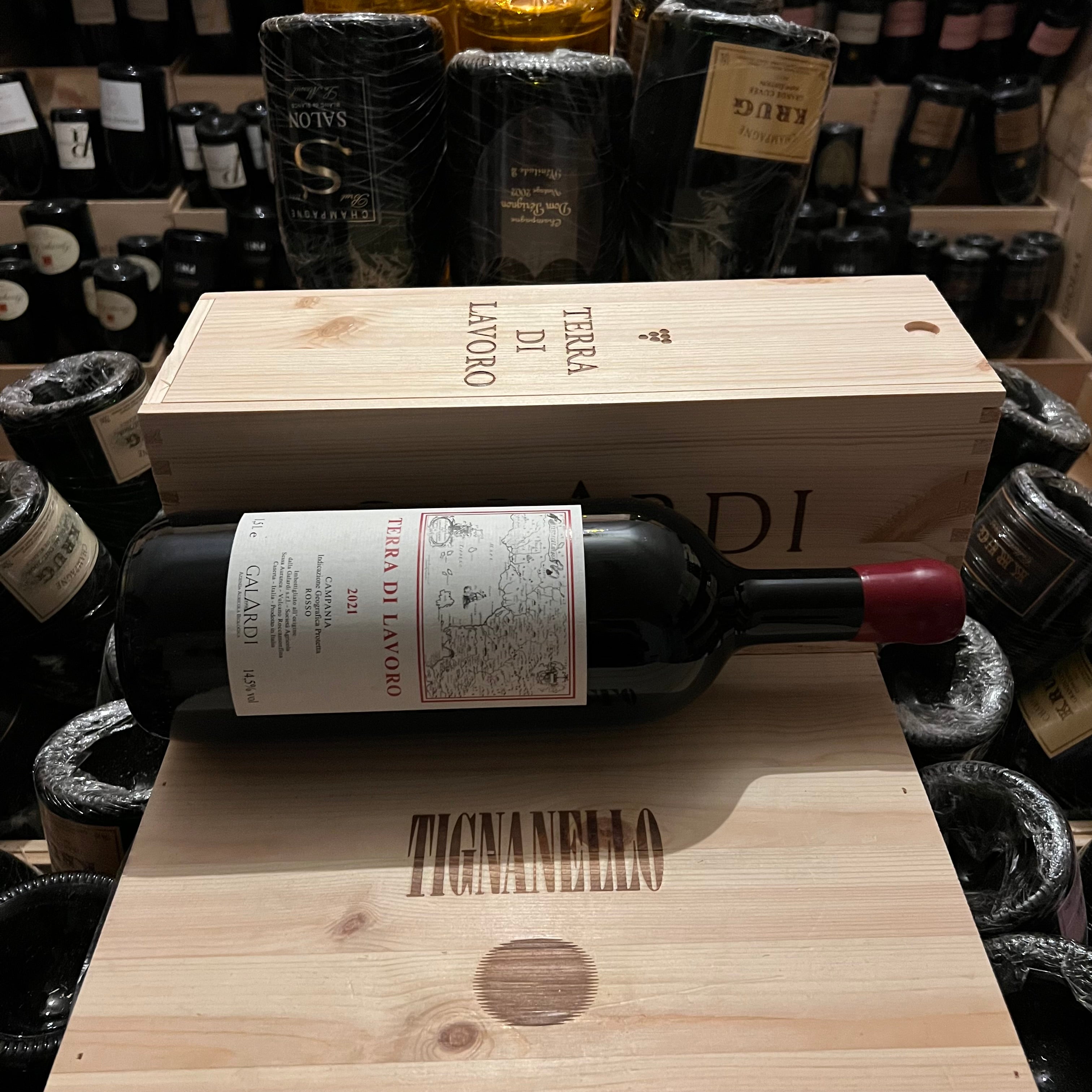 Terra di Lavoro 2021 Galardi Magnum in Cassa Legno