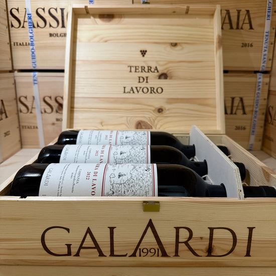 Terra di Lavoro 2022 Galardi - Cassa Legno 3 Bottiglie