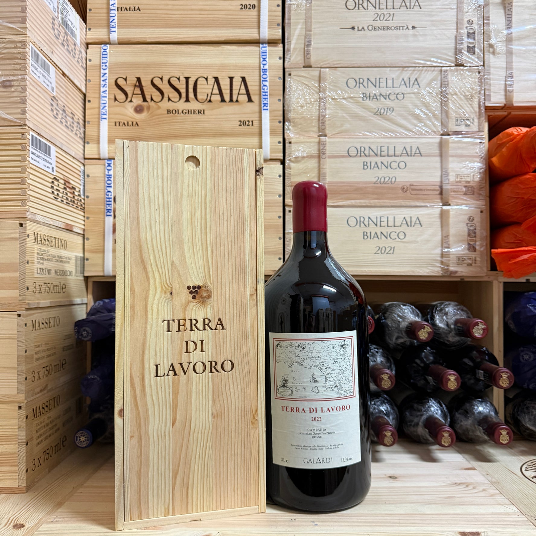 Terra di Lavoro 2022 Galardi Jeroboam in Cassa Legno