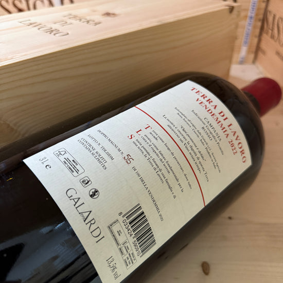 Terra di Lavoro 2022 Galardi Jeroboam in Cassa Legno