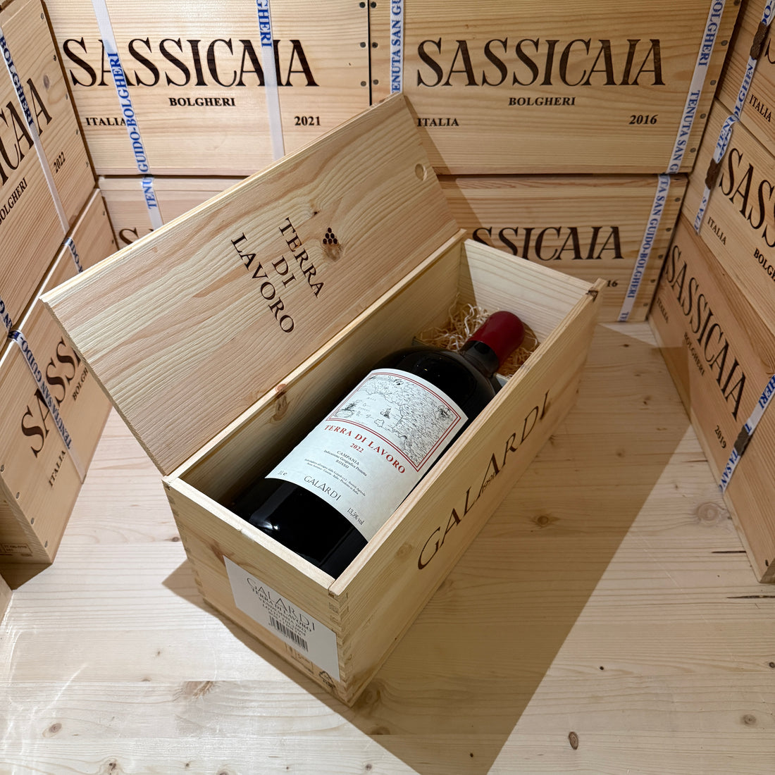 Terra di Lavoro 2022 Galardi Jeroboam in Cassa Legno