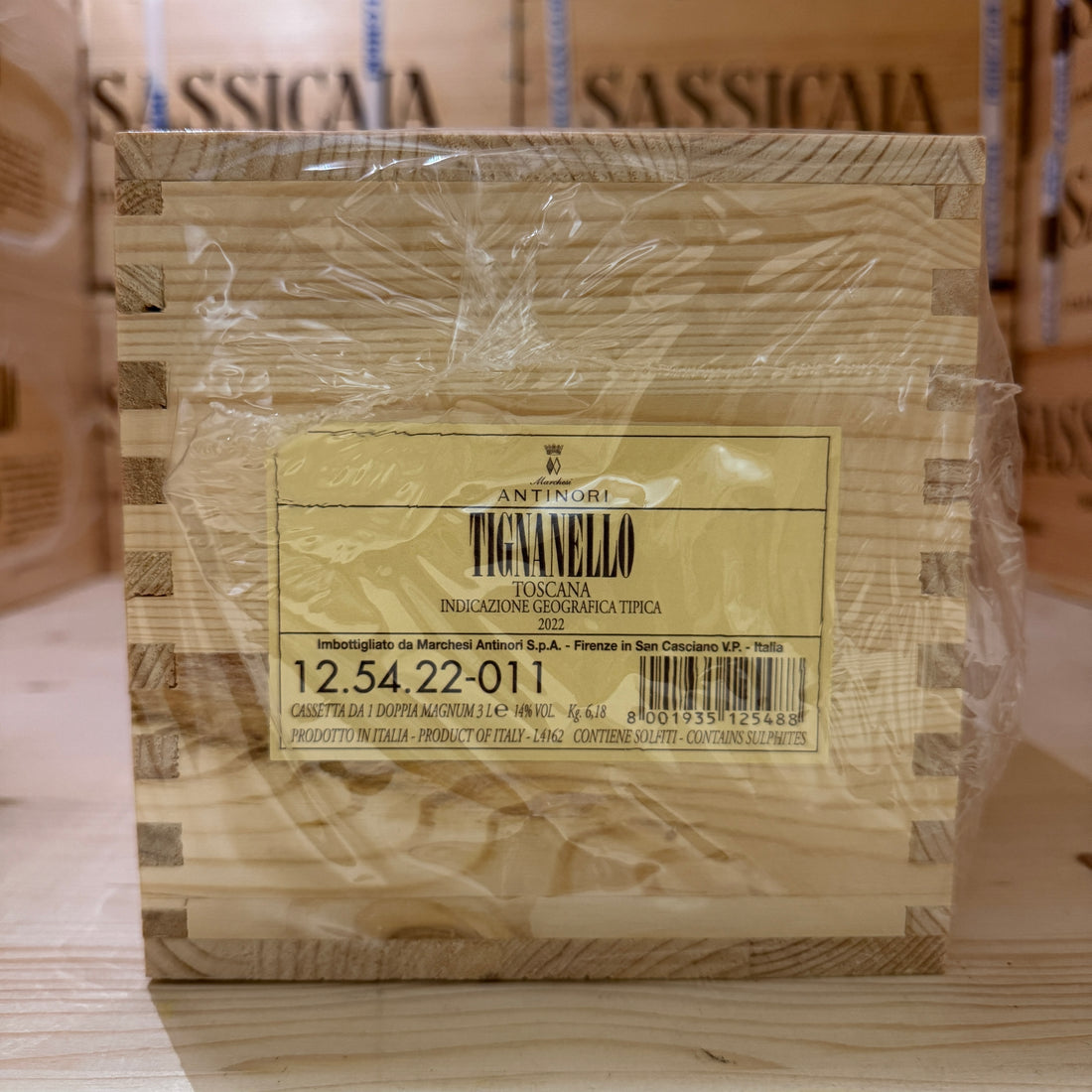 Tignanello 2022 Jeroboam Marchesi Antinori - in Cassa Legno