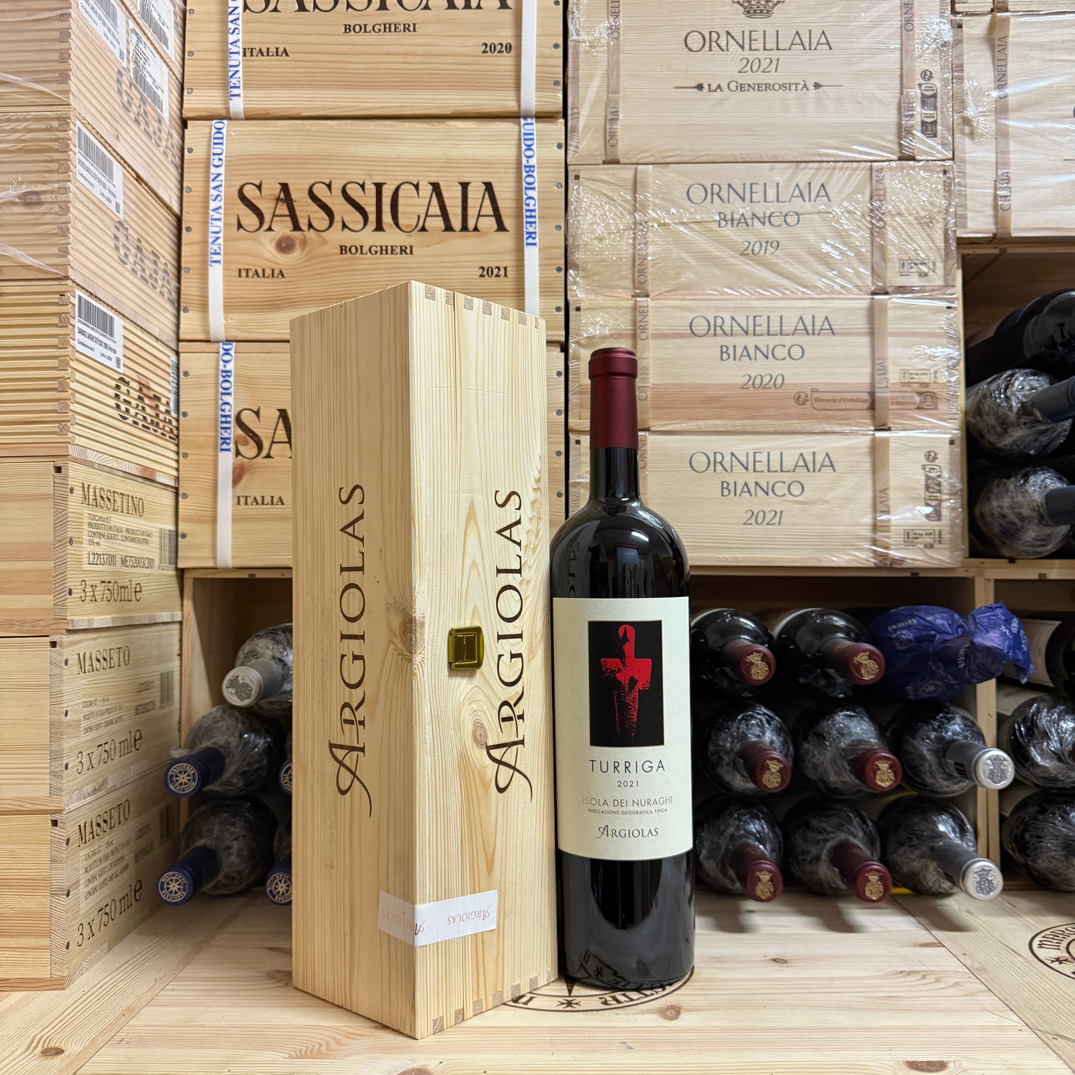 Turriga 2021 Magnum Isola dei Nuraghi IGT Argiolas - in Cassa Legno