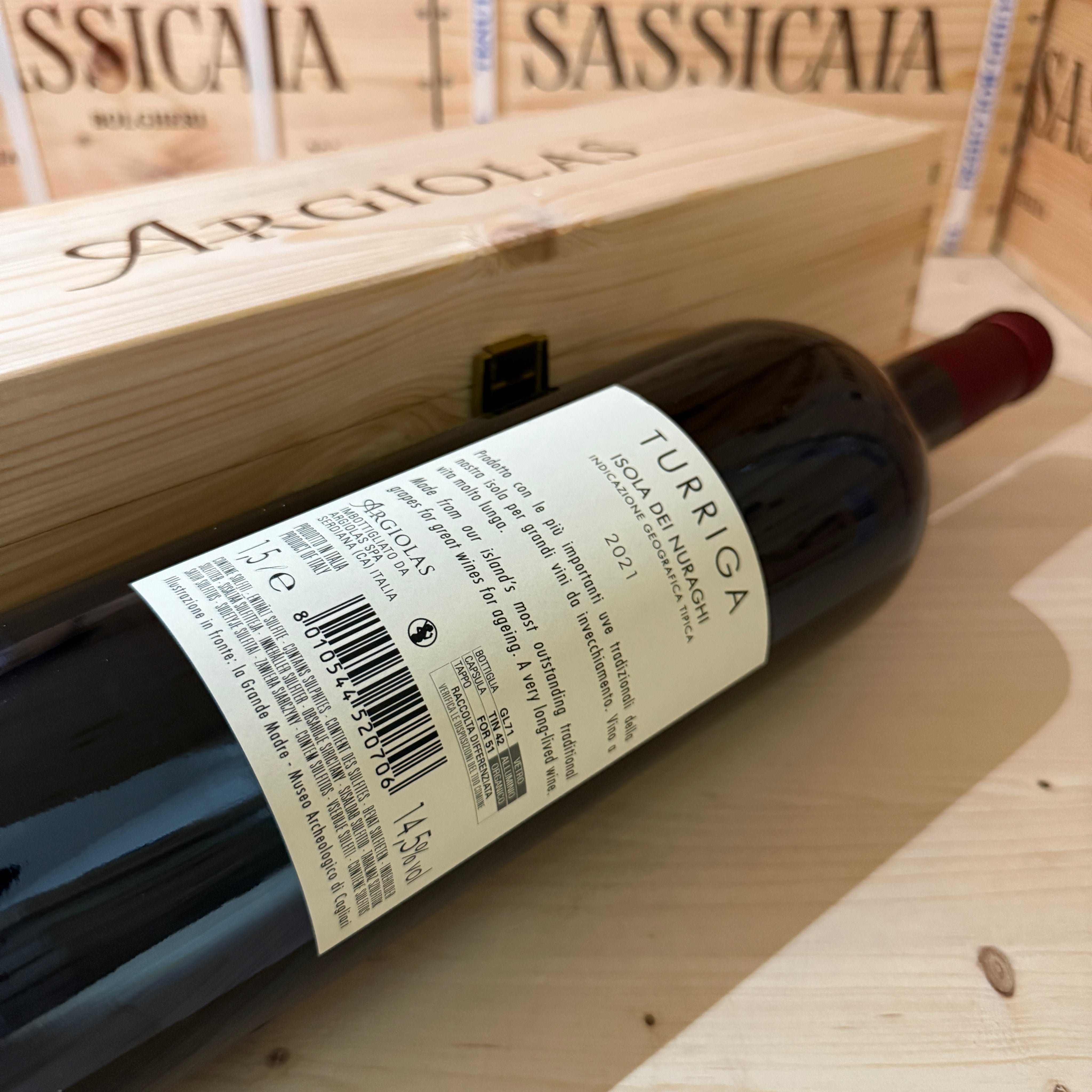 Turriga 2021 Magnum Isola dei Nuraghi IGT Argiolas - in Cassa Legno