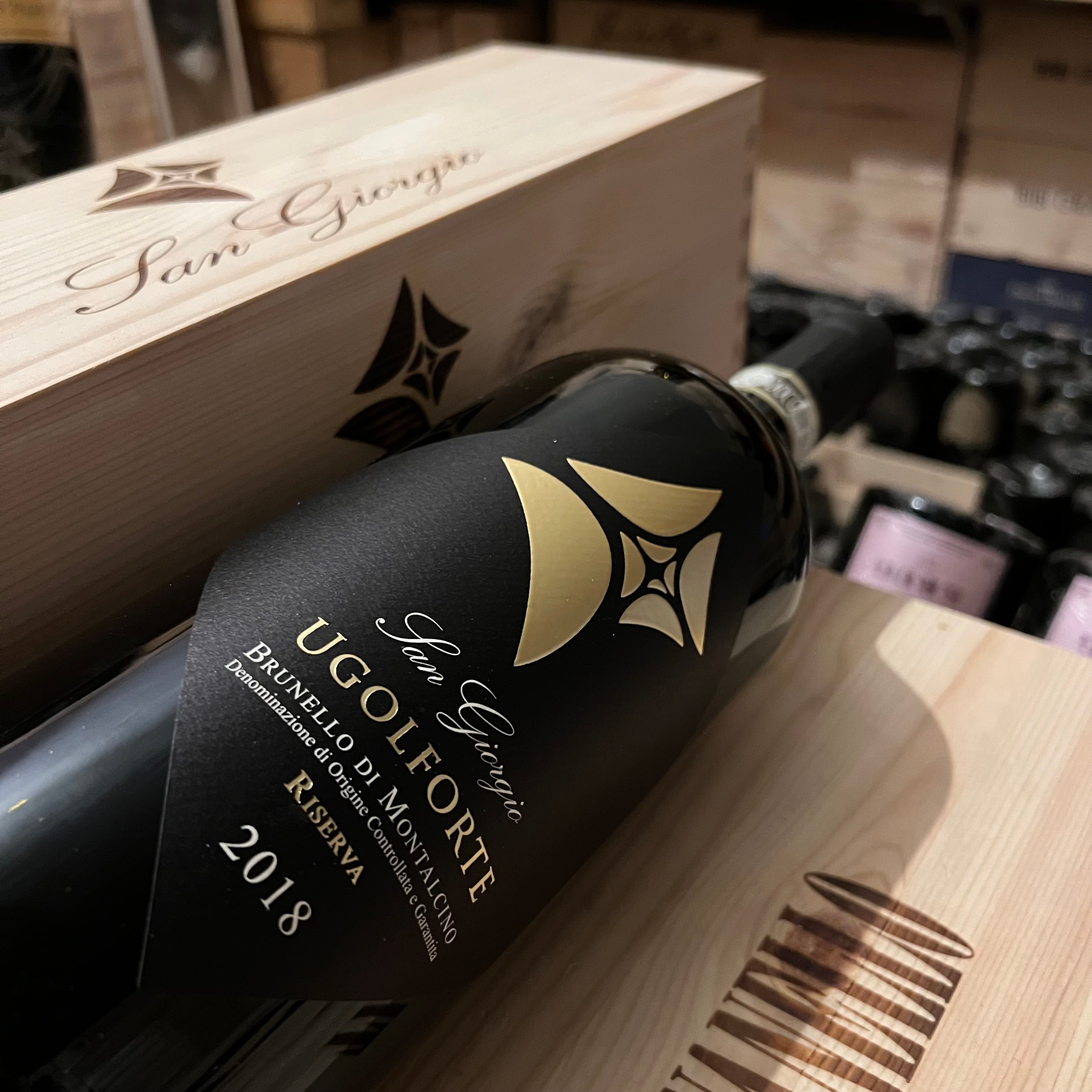 Ugolforte Riserva 2018 Magnum Brunello di Montalcino DOCG Tenuta San Giorgio - ColleMassari - in Cassa Legno