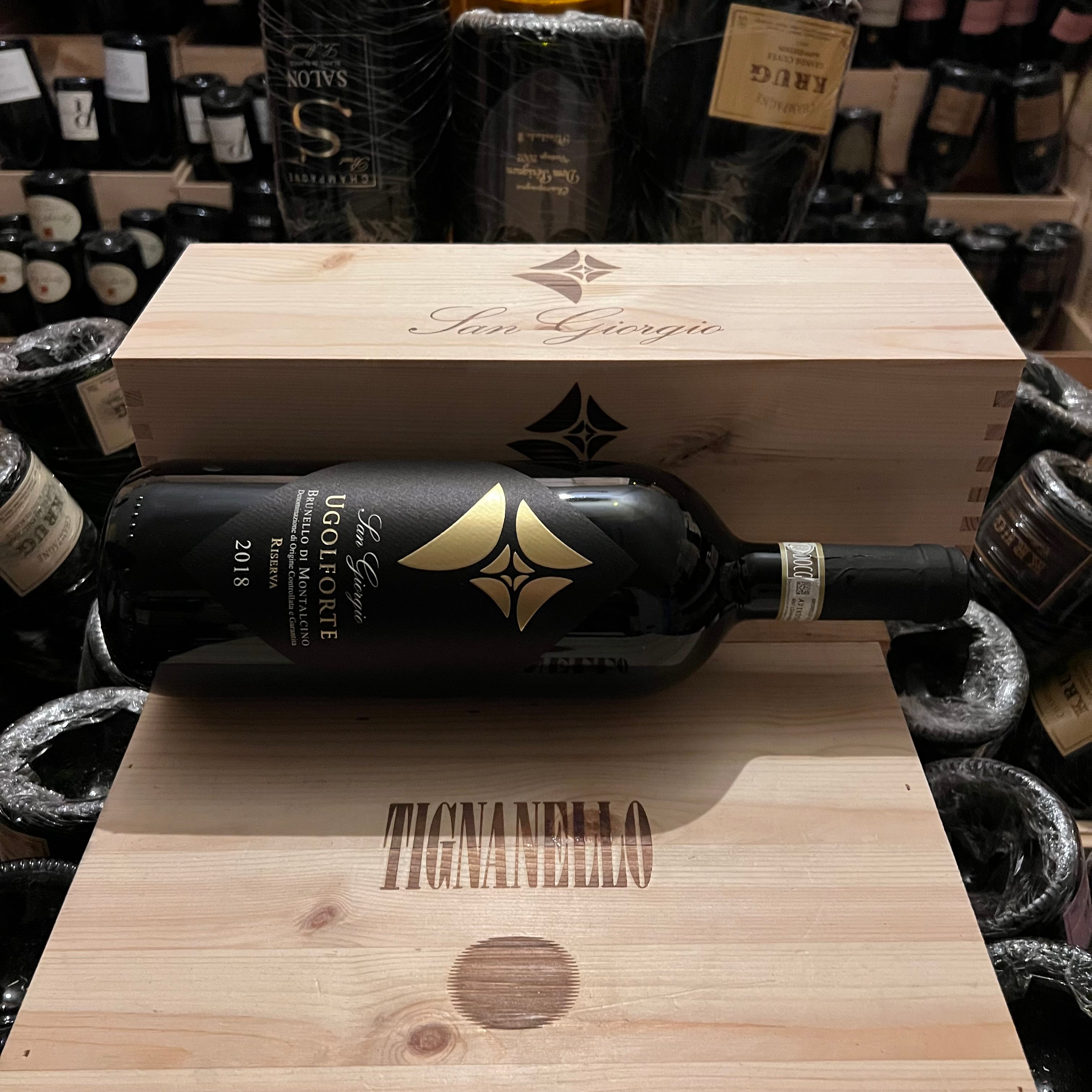 Ugolforte Riserva 2018 Magnum Brunello di Montalcino DOCG Tenuta San Giorgio - ColleMassari - in Cassa Legno