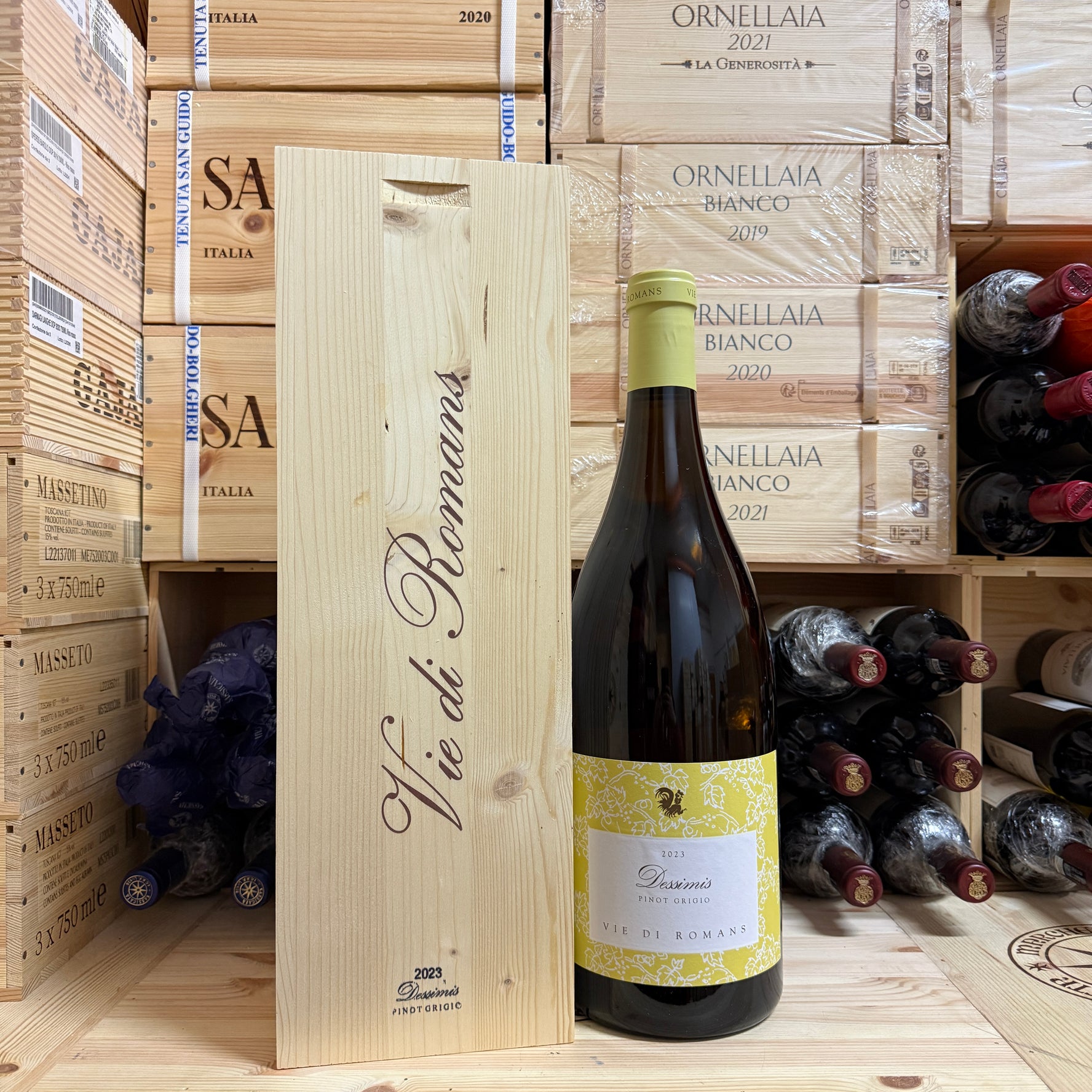 Vie di Romans Dessimis 2023 Jeroboam DOC Friuli Isonzo Pinot Grigio - in Cassa Legno