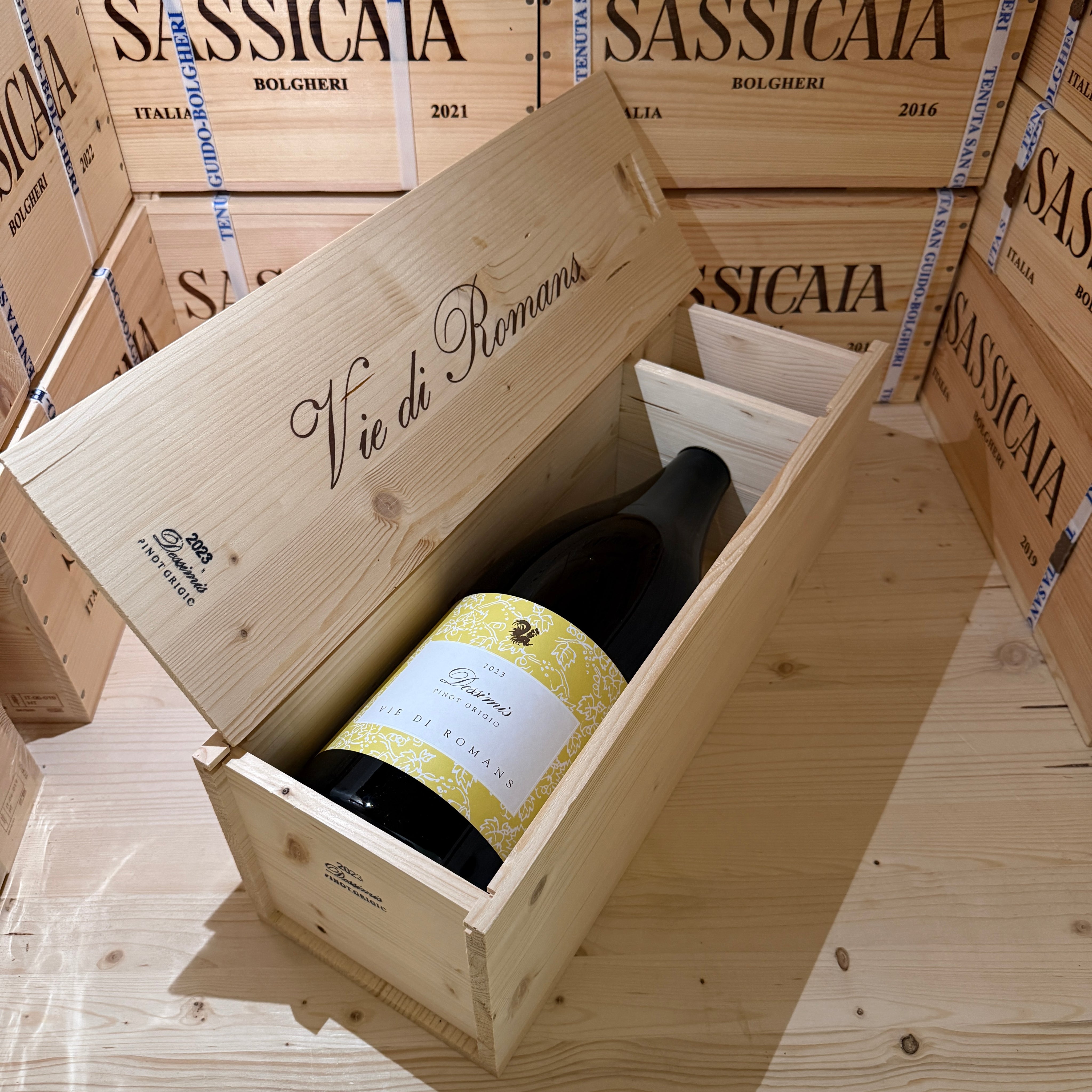 Vie di Romans Dessimis 2023 Jeroboam DOC Friuli Isonzo Pinot Grigio - in Cassa Legno
