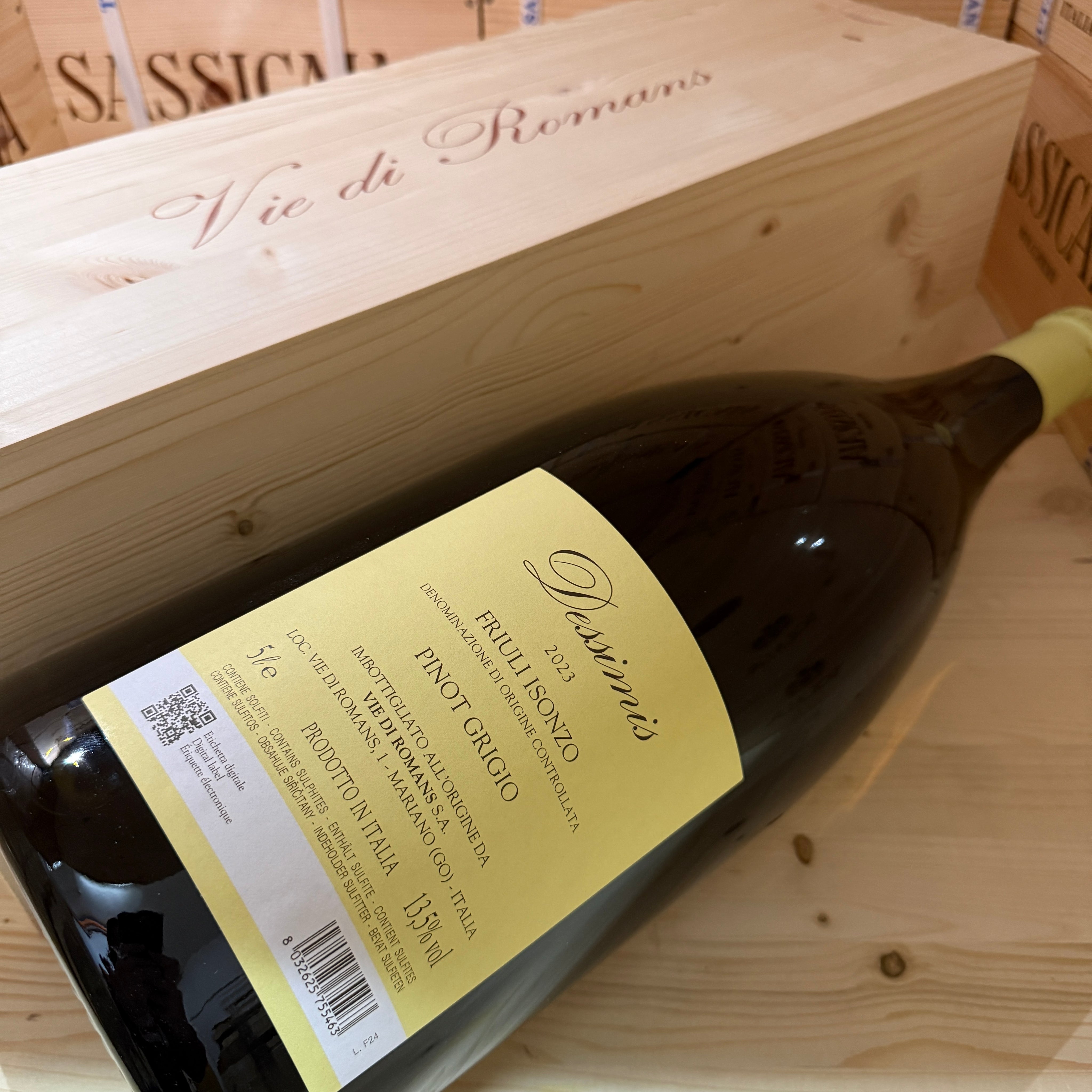 Vie di Romans Dessimis 2023 McKenzie DOC Friuli Isonzo Pinot Grigio - 5L in Cassa Legno