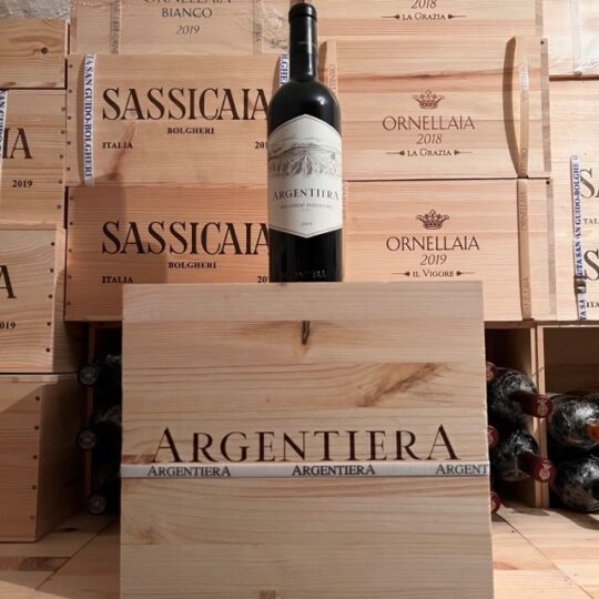 Argentiera 2019 Bolgheri Superiore DOC Tenuta Argentiera Cassa Legno 6 Bottiglie