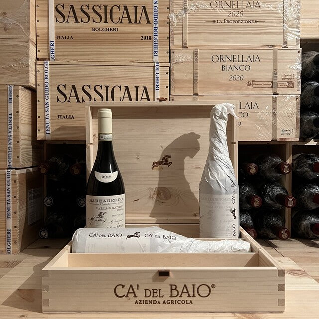 Barbaresco DOCG Vallegrande Riserva Viti Vecchie 2018 Ca' del Baio Cassa Legno 3 Bottiglie